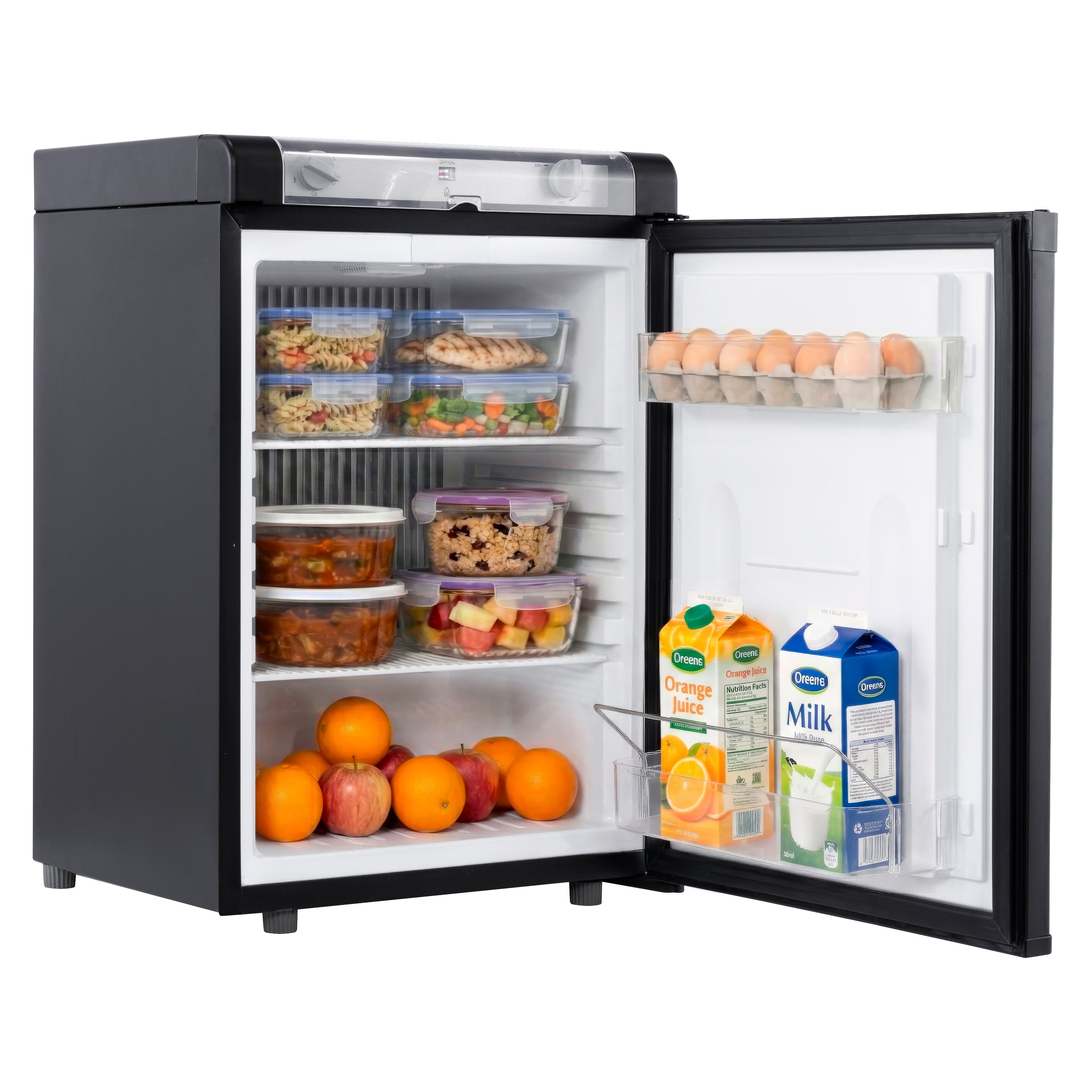 Dellonda, 3 Way Fridge, Gas/12V/230V, 60L, Camping, Motorhome, Truck, Black, DL159