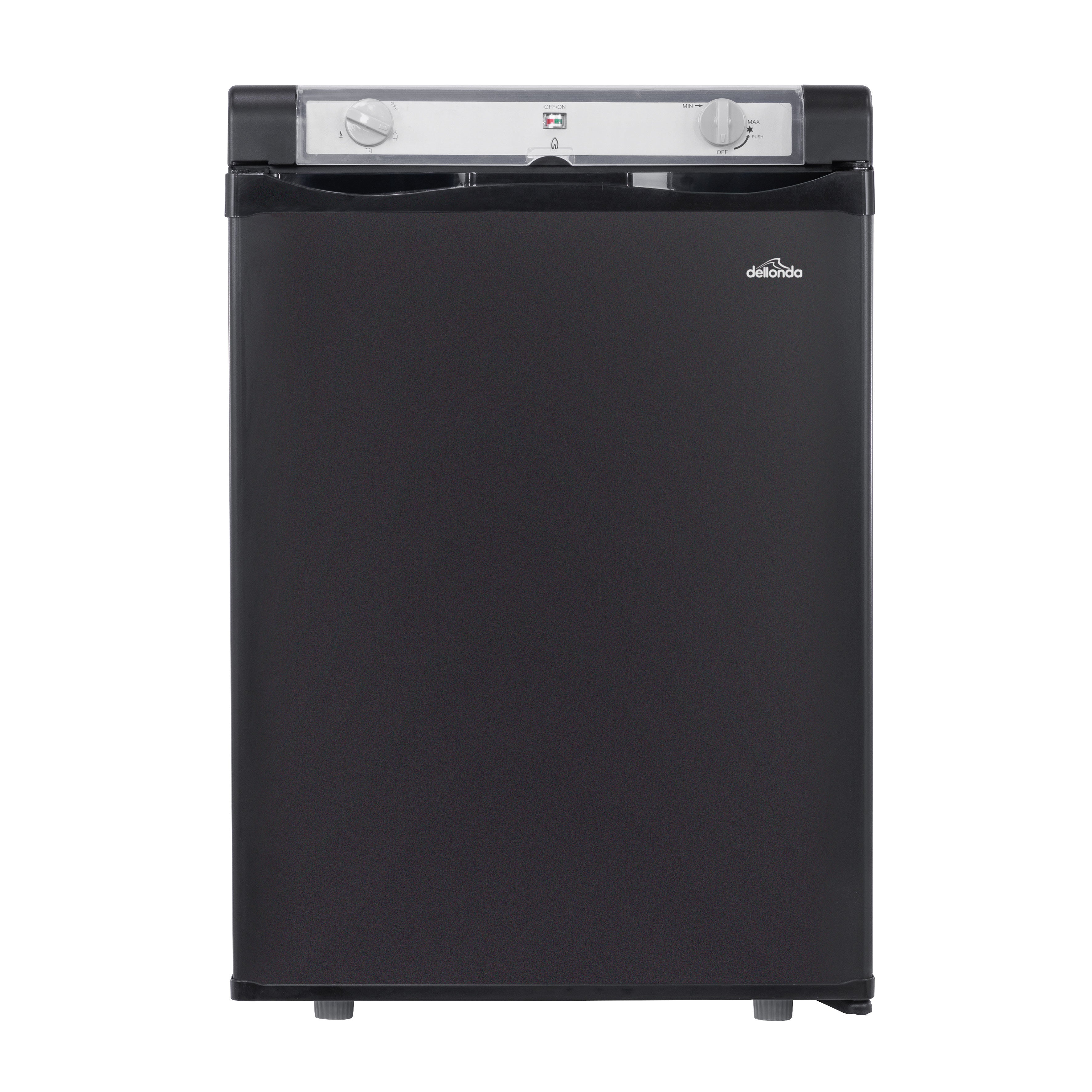 Dellonda, 3 Way Fridge, Gas/12V/230V, 60L, Camping, Motorhome, Truck, Black, DL159