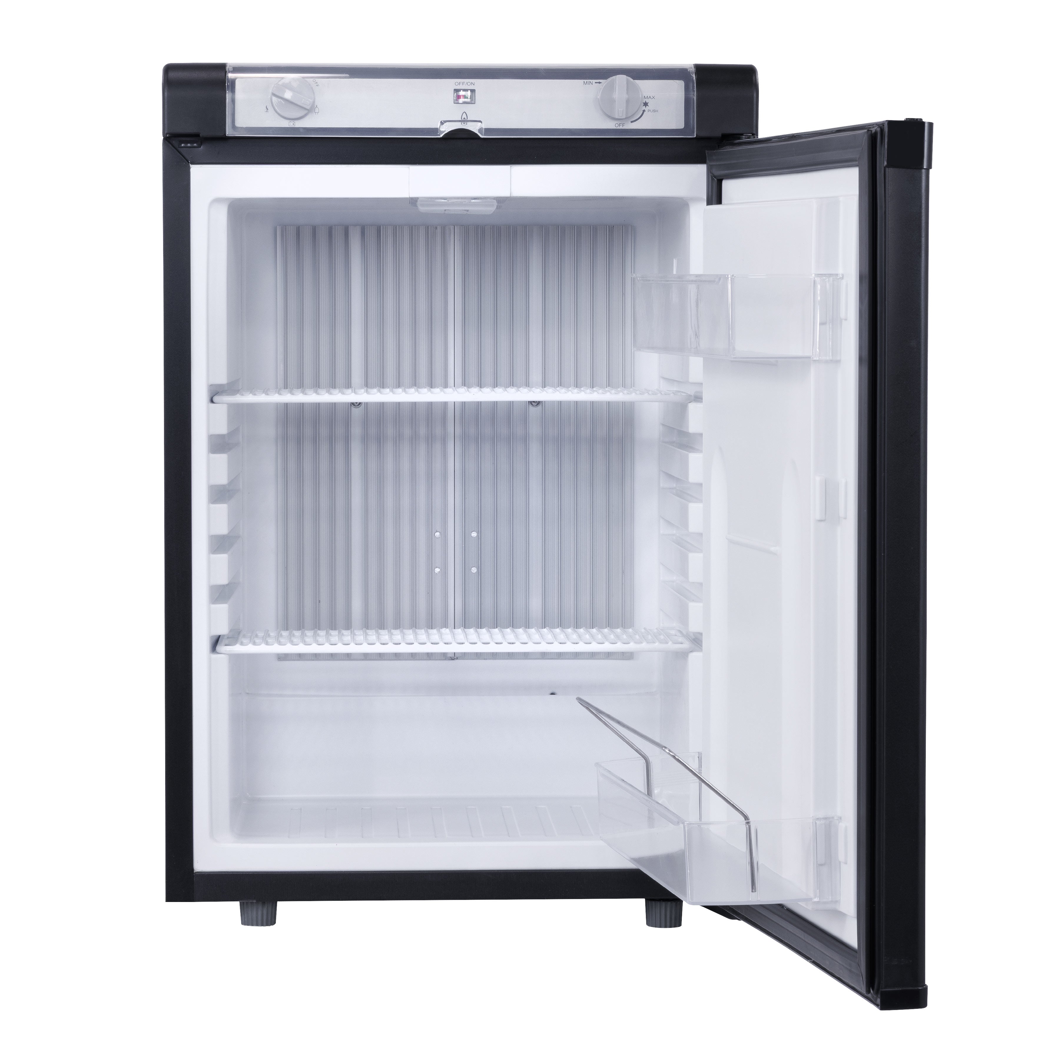 Dellonda, 3 Way Fridge, Gas/12V/230V, 60L, Camping, Motorhome, Truck, Black, DL159