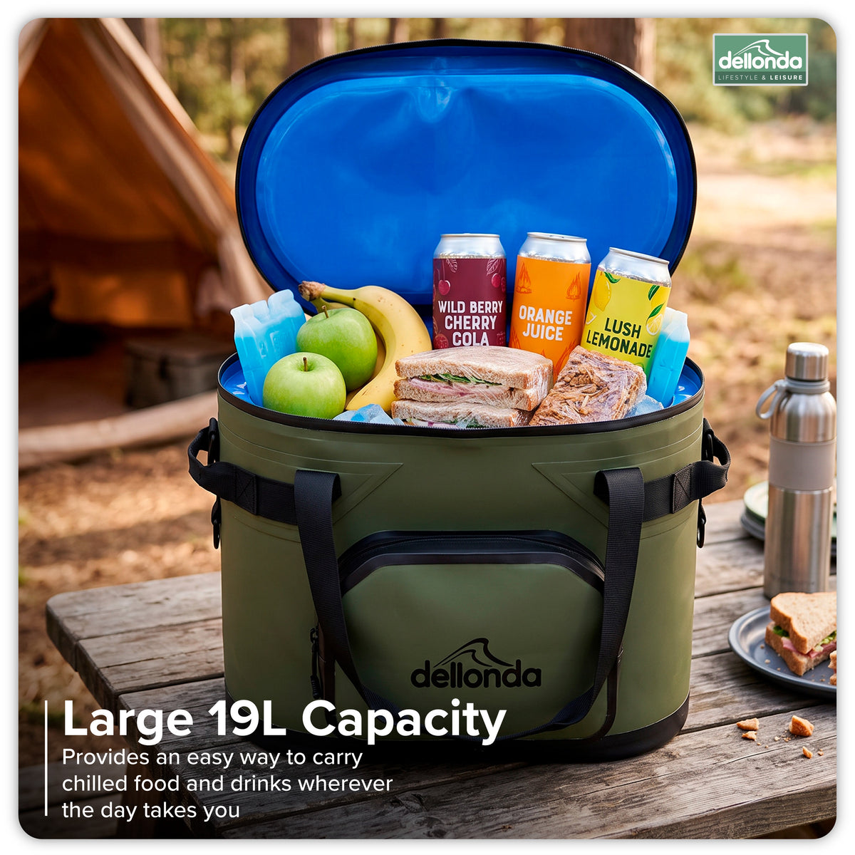 Insulated Cool Bag Tote 19L with 30 Can Capacity  - DL184