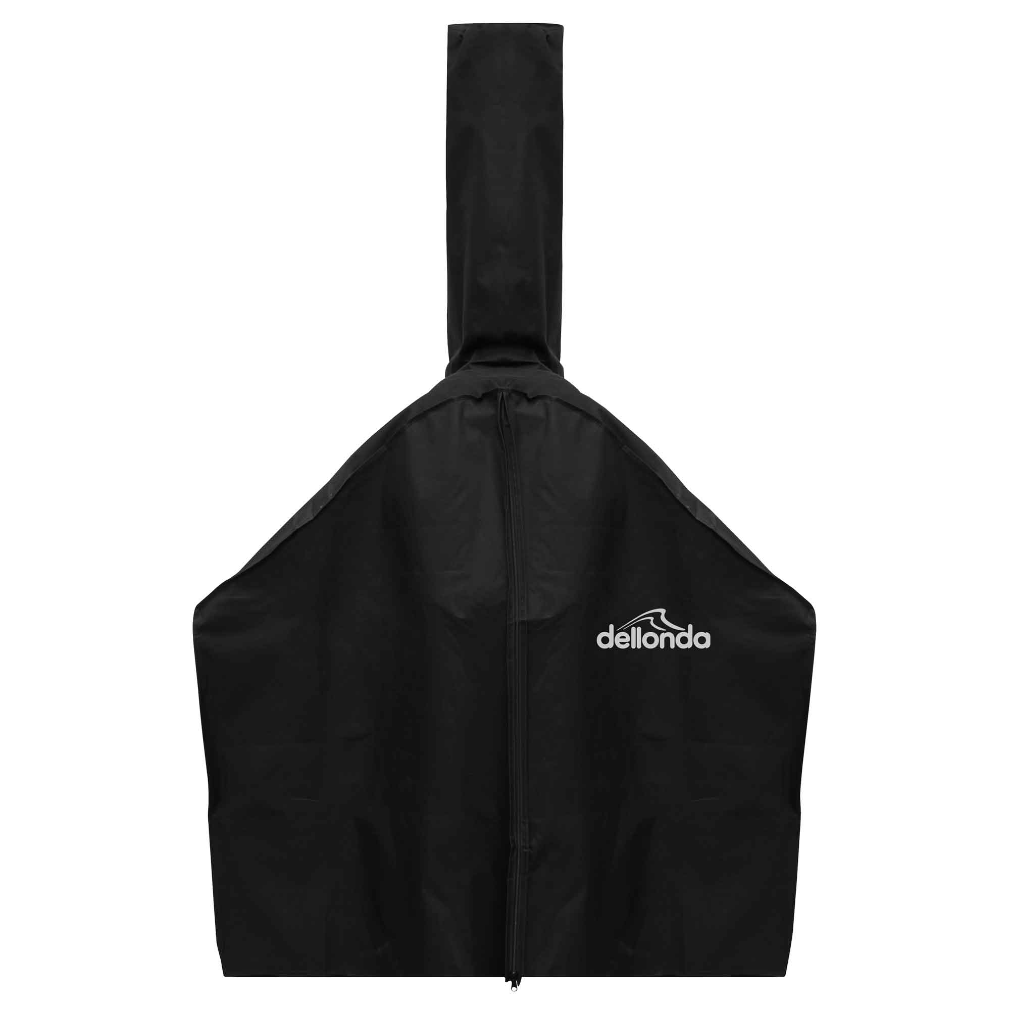 Large Outdoor Wood-Fired Pizza Oven & Smoker with Side Shelves & Stand - DG103 - Dellonda