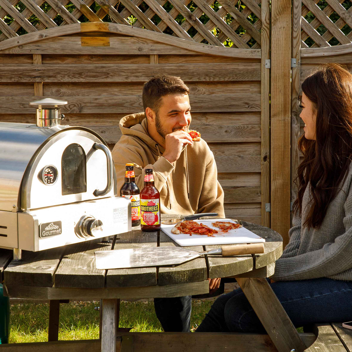 Outdoor propane online pizza oven