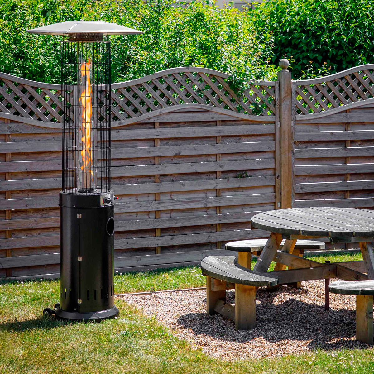 Heater for shop backyard