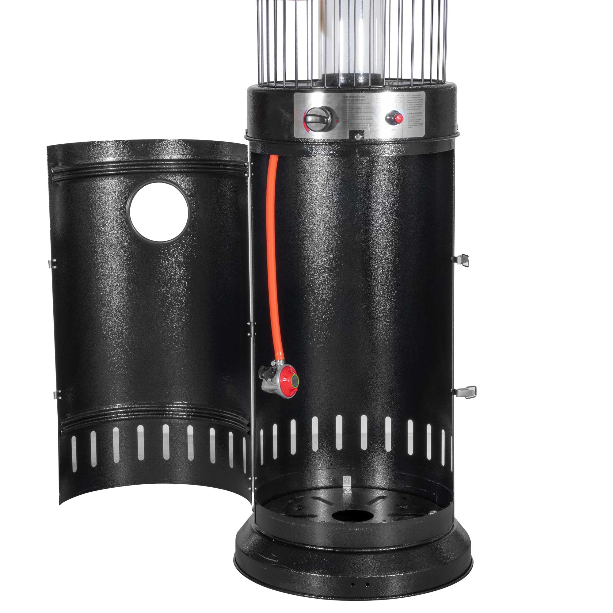 Freestanding Gas Patio Heater 13kW for Commercial & Domestic Use, Black - DG124 - Dellonda