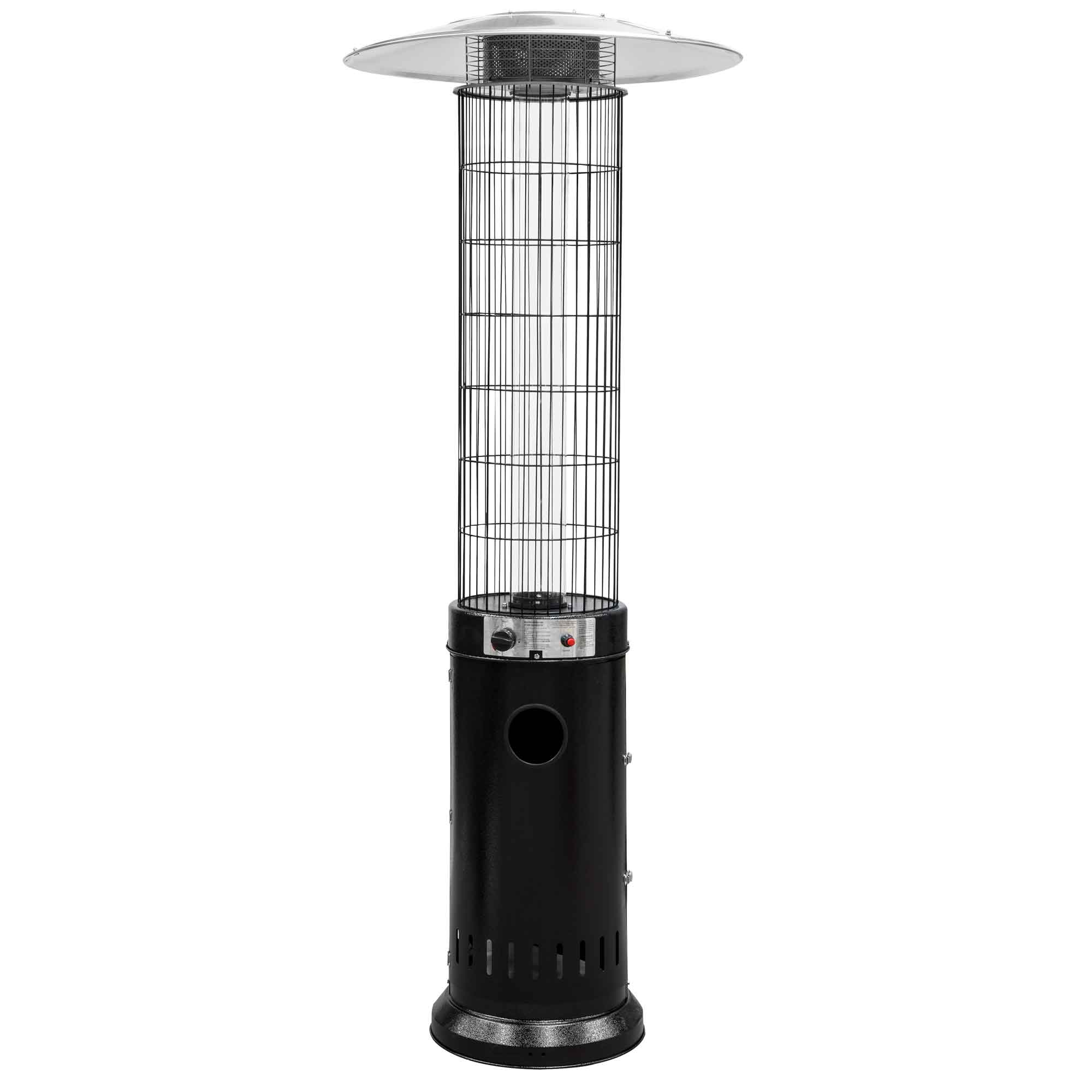 Freestanding Gas Patio Heater 13kW for Commercial & Domestic Use, Black - DG124 - Dellonda