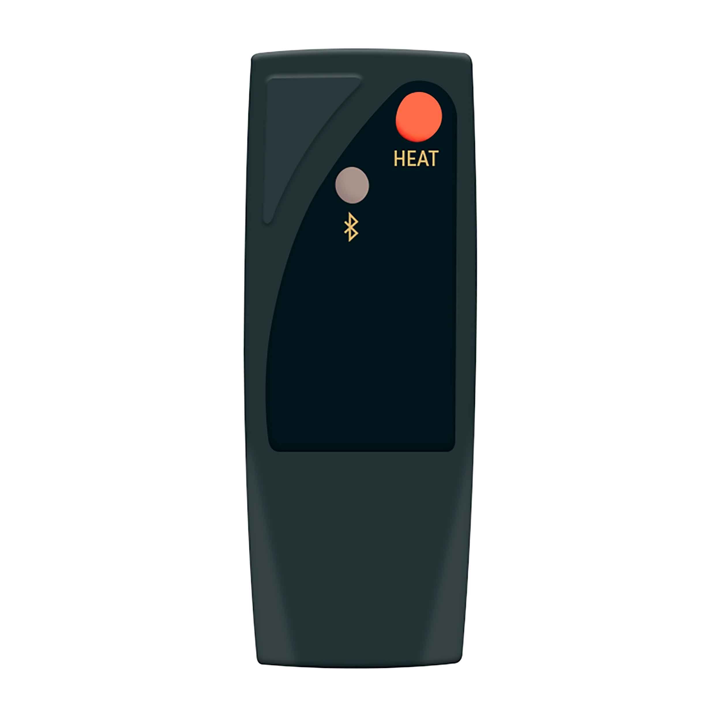 Infrared Outdoor 2000W Patio Heater IPX5 Rated with Wireless Speakers for Music, Black - DG125 - Dellonda
