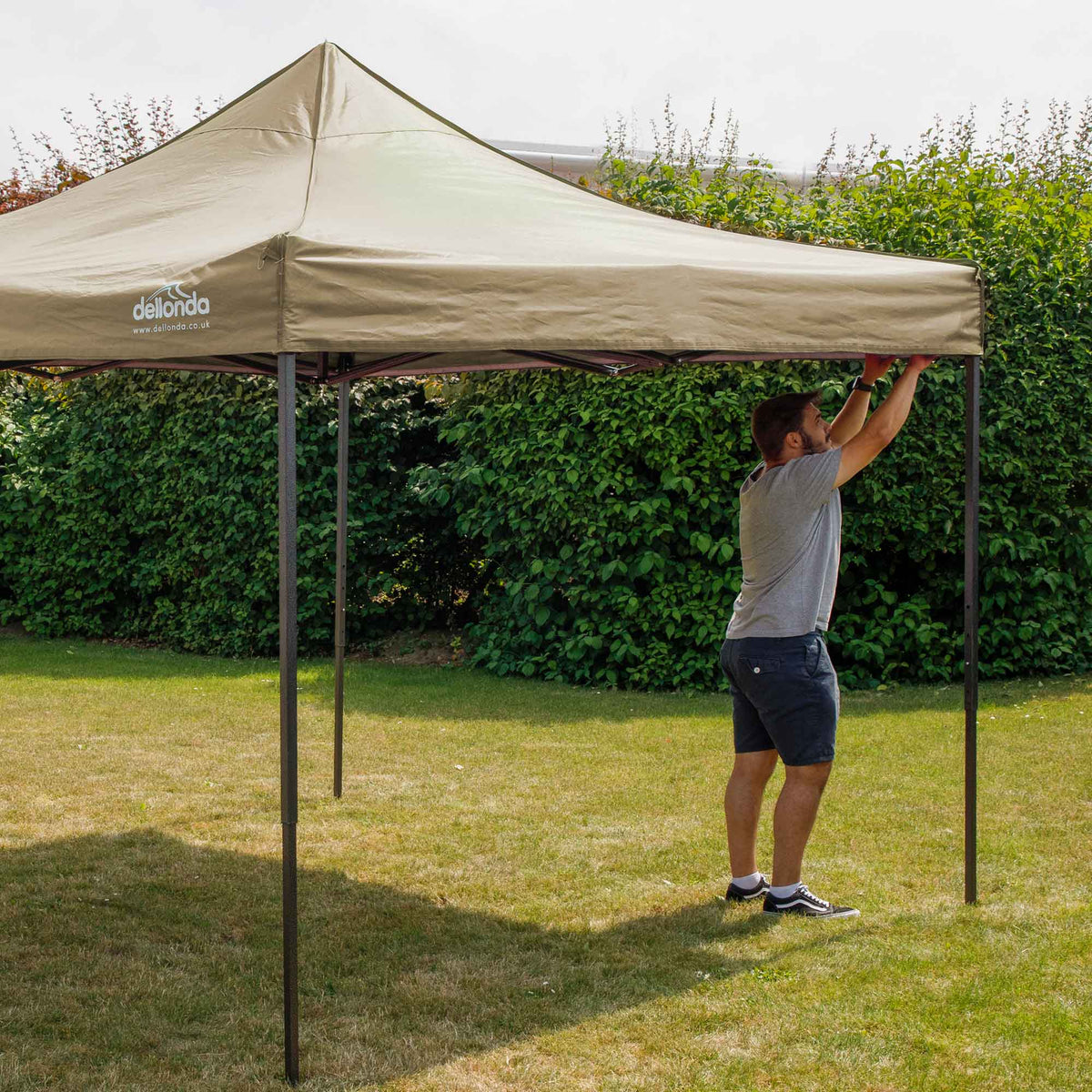 Premium 2x2m Pop Up Gazebo Heavy Duty PVC Coated Water