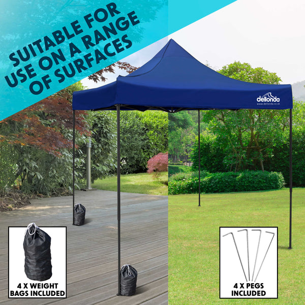 Premium 2x2m Pop Up Gazebo Side Walls Water Resistant with Carry Ba Dellonda