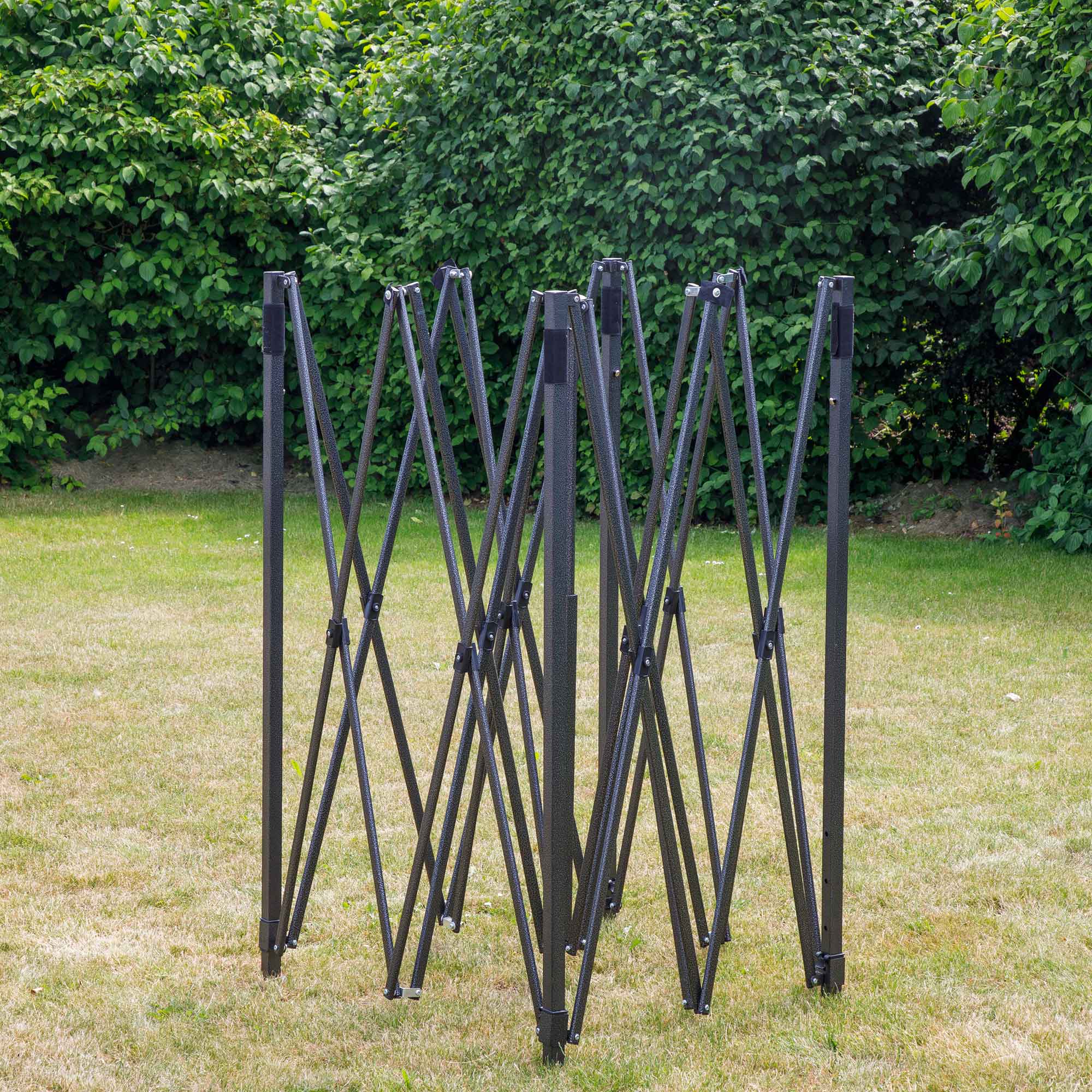 Premium 2x2m Pop-Up Gazebo & Side Walls, Water Resistant with Carry Bag, Stakes & Weight Bags - Blue - DG161 - Dellonda