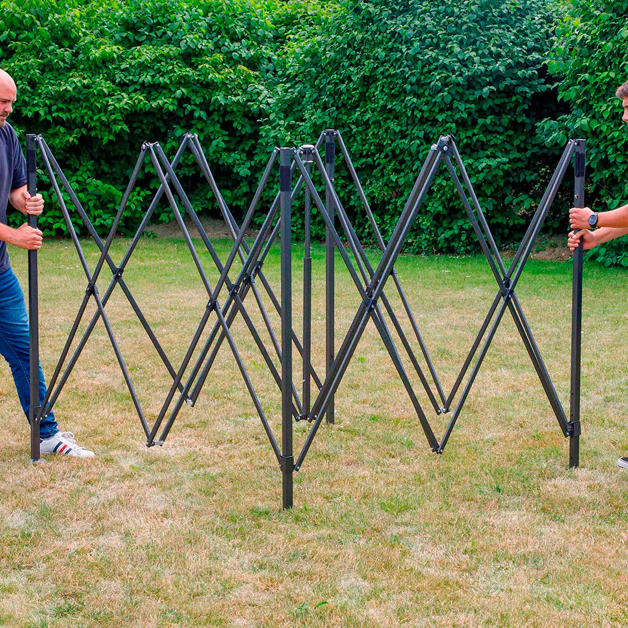 Premium 3x3m Pop-Up Gazebo, Heavy Duty, Water Resistant, Carry Bag, Stakes & Weight Bags - Dark Green - DG132 - Dellonda
