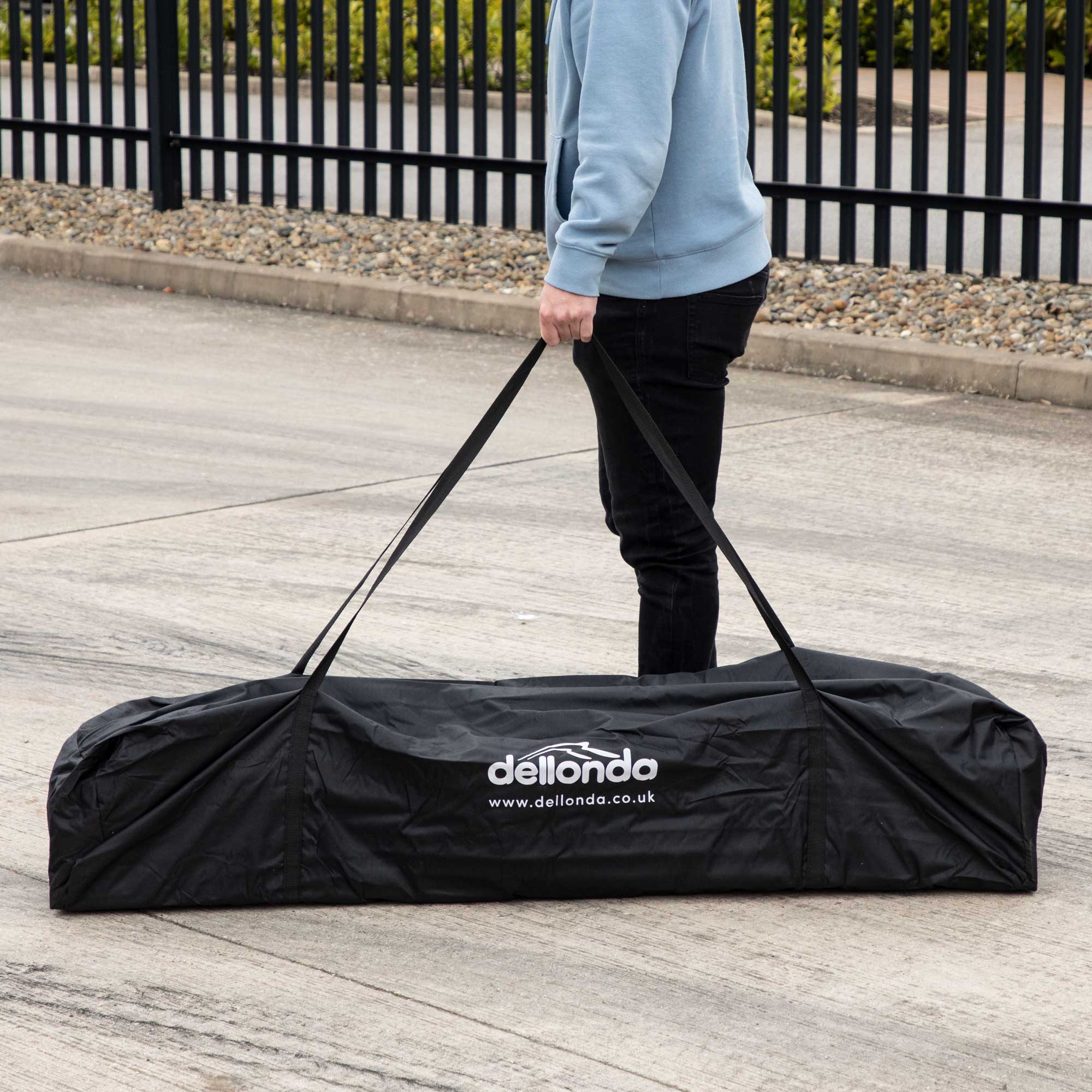 Premium 3 x 4.5m Pop-Up Gazebo, Heavy Duty, Water Resistant, Carry Bag, Stakes & Weight Bags - Beige - DG134 - Dellonda