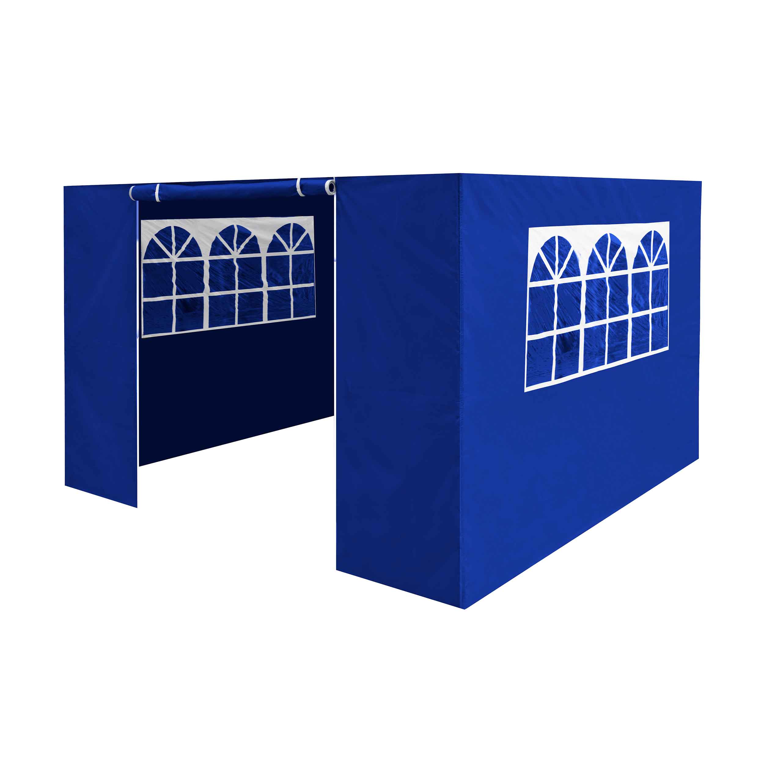 Premium Gazebo/Marquee Side Walls/Doors/Windows, Fits 2 x 2m Models - Blue - DG143 - Dellonda