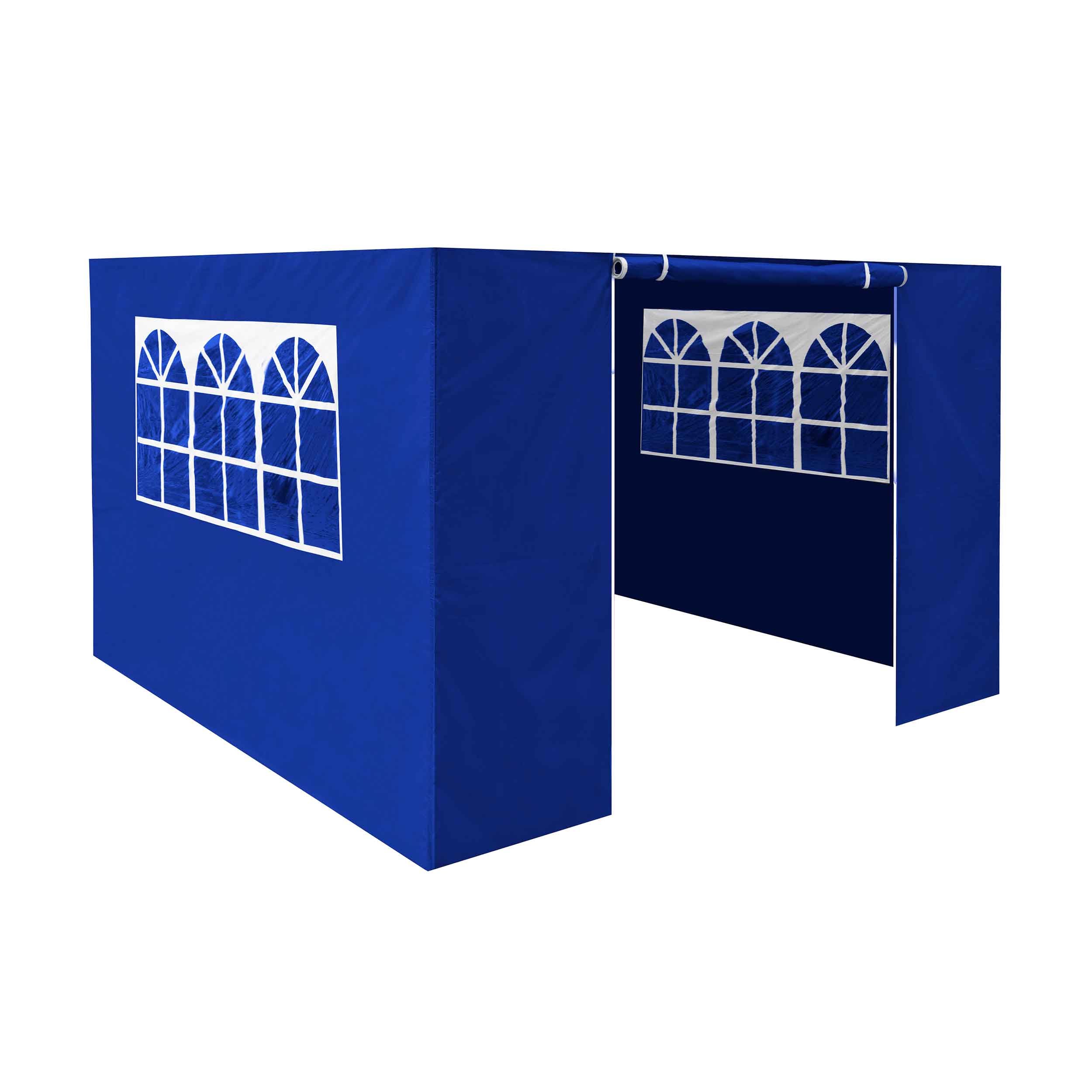 Premium Gazebo/Marquee Side Walls/Doors/Windows, Fits 2 x 2m Models - Blue - DG143 - Dellonda