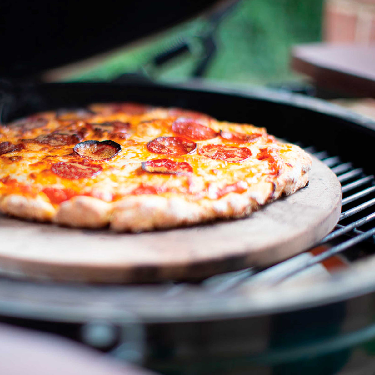 Kamado pizza stone clearance