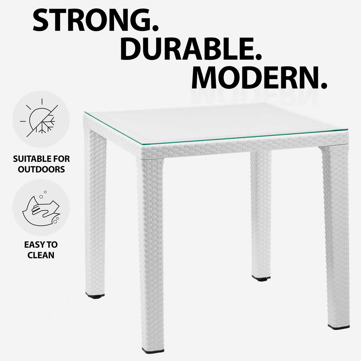 Quartet table with four chairs by keter hotsell