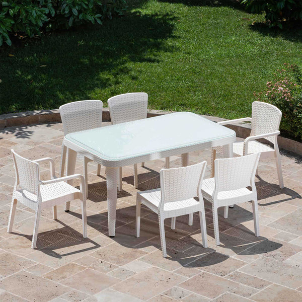 Leyton 7 piece dining sale set