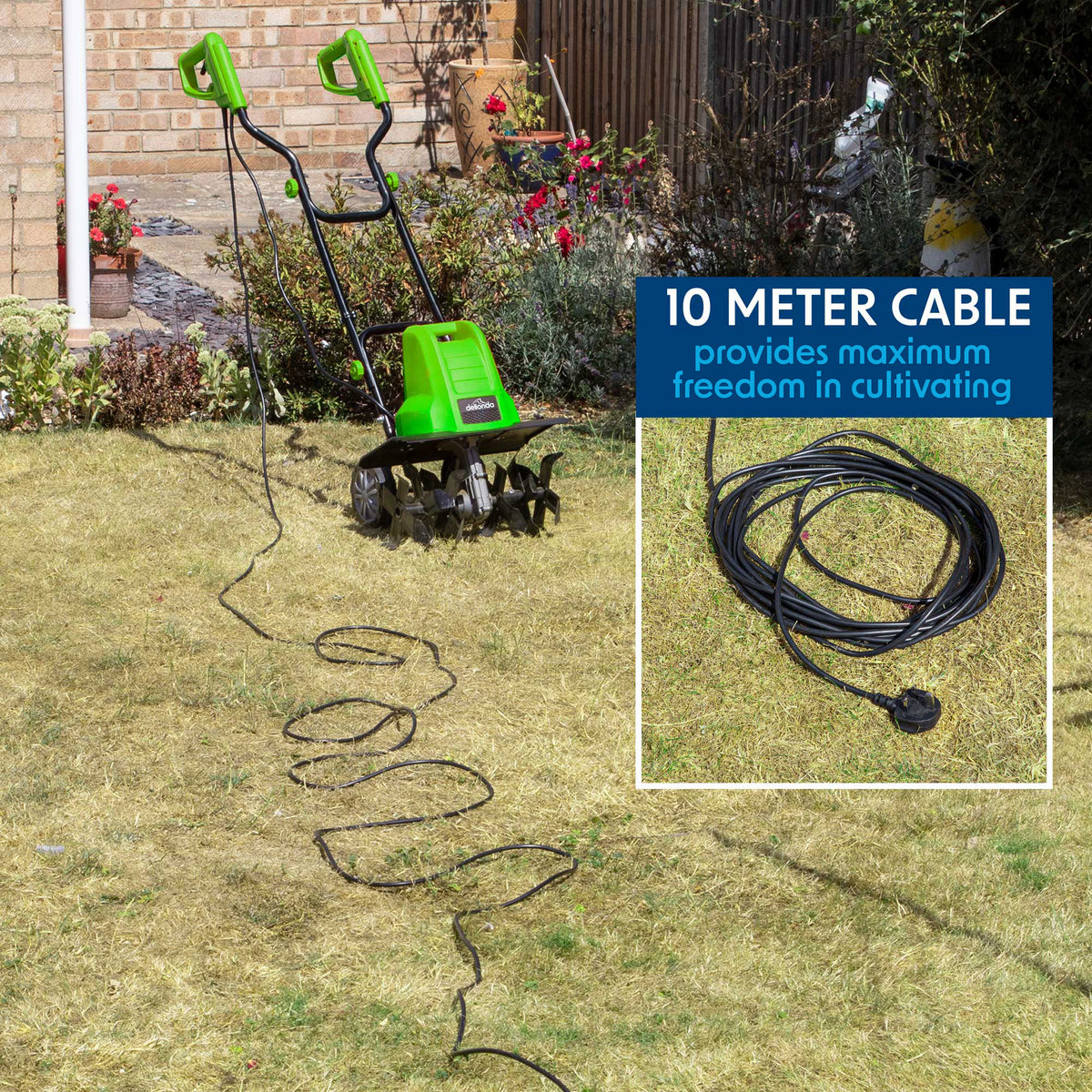 Electric garden rotavator best sale