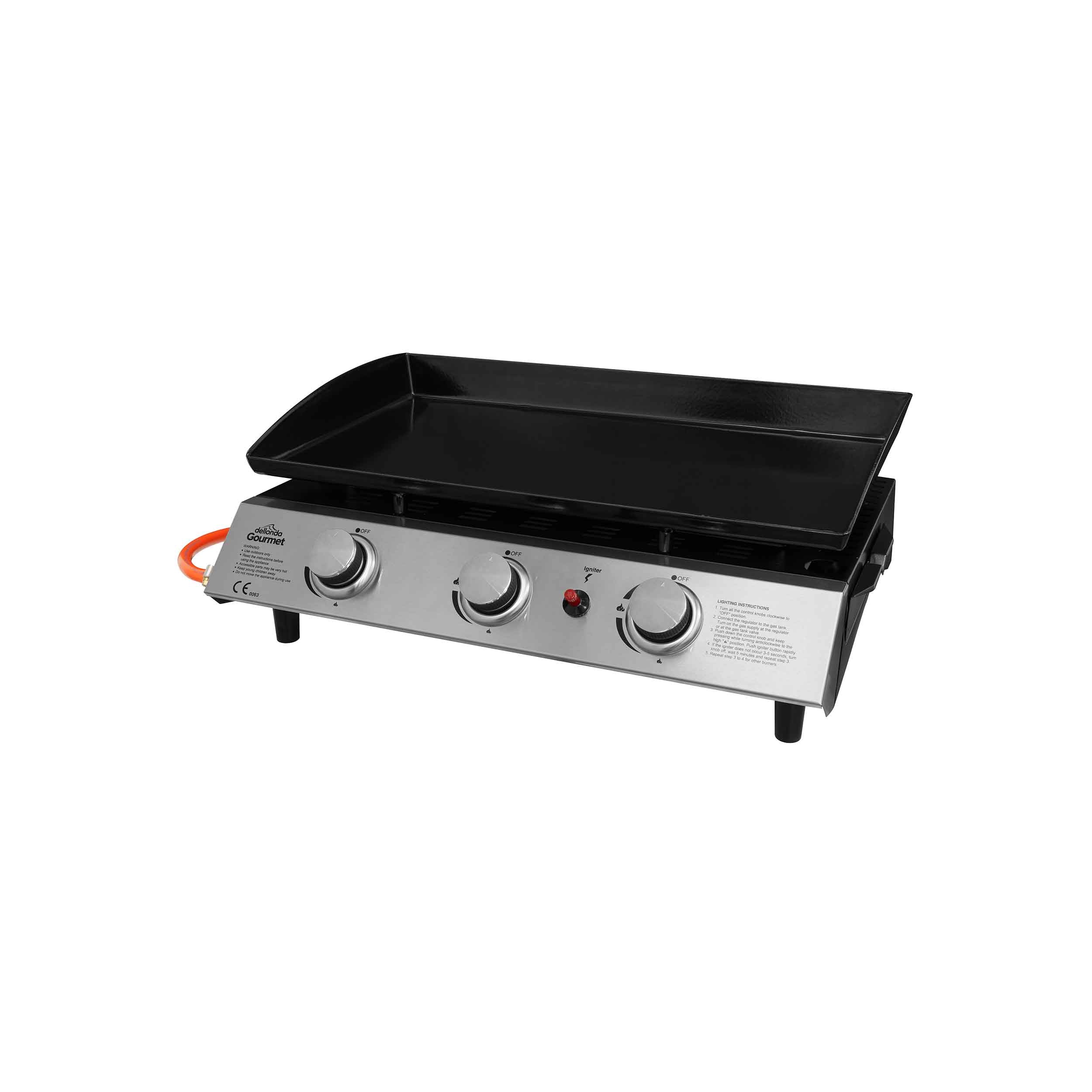Steel gas stove 3 burner best sale