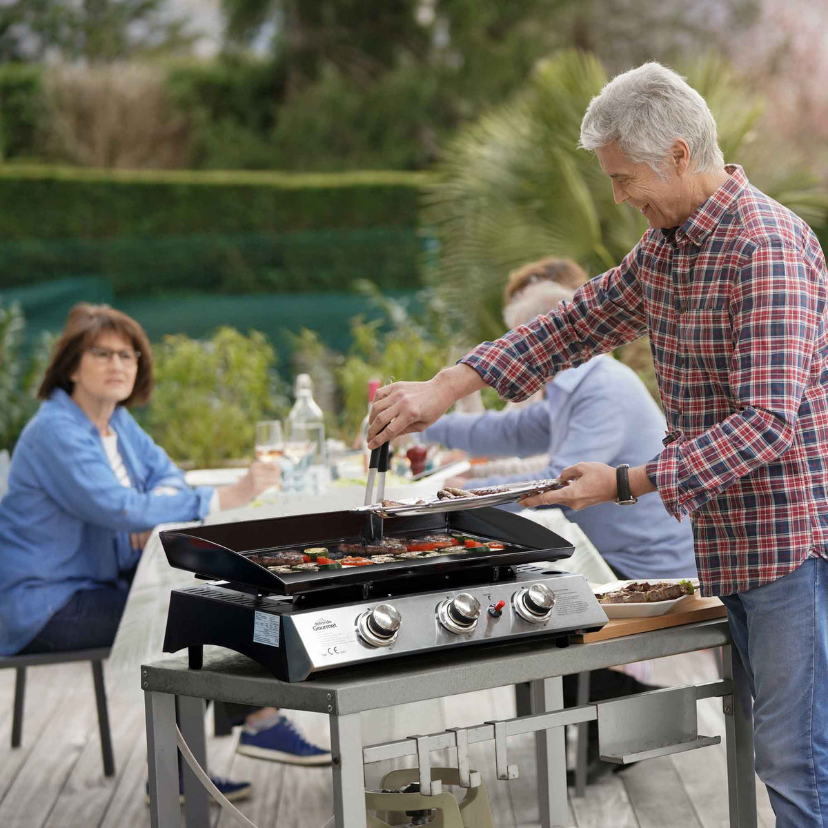 Royal Gourmet Pd1300 Portable 3-Burner Propane GAS Grill Griddle