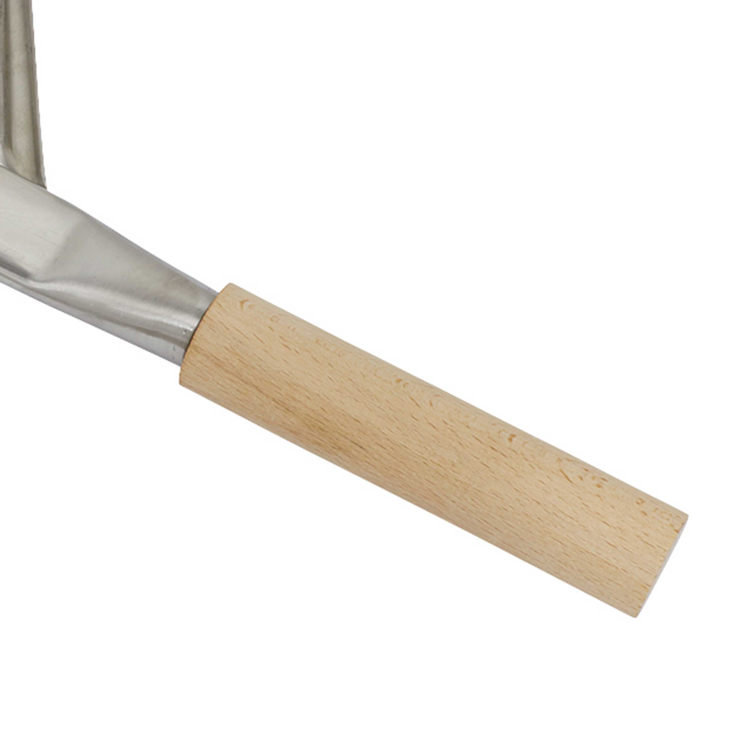 Stainless Steel Pizza Peel, 11 x 15" with 5" Wooden Handle - DG39