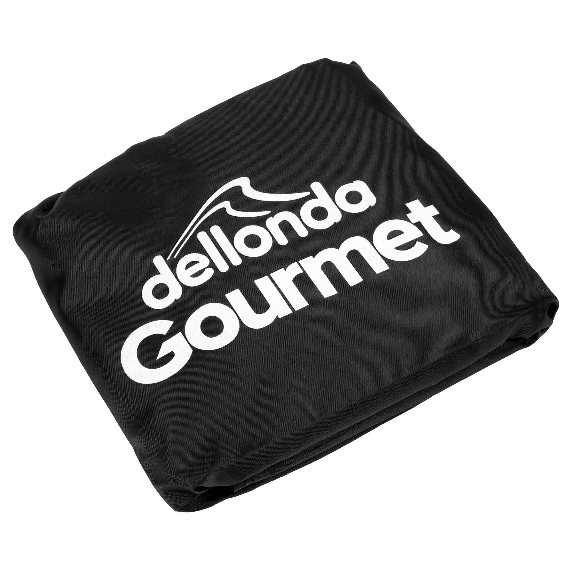 3 Burner Portable Gas Plancha 7.5kW BBQ Griddle Stainless Steel with Cover & Trolley - DG250 - Dellonda