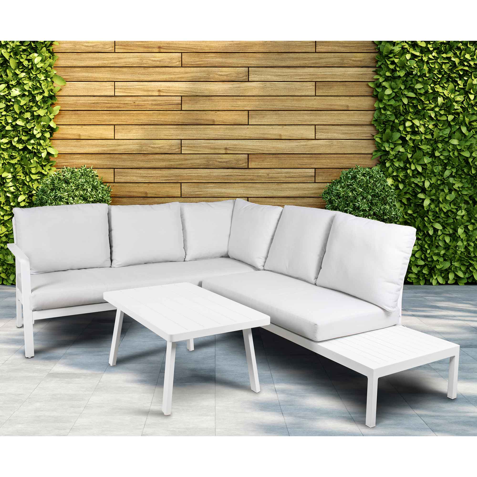 Kyoto 3 Piece Outdoor Corner Sofa Set - DG53 - Dellonda