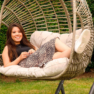 Dustan wicker hotsell swing chair
