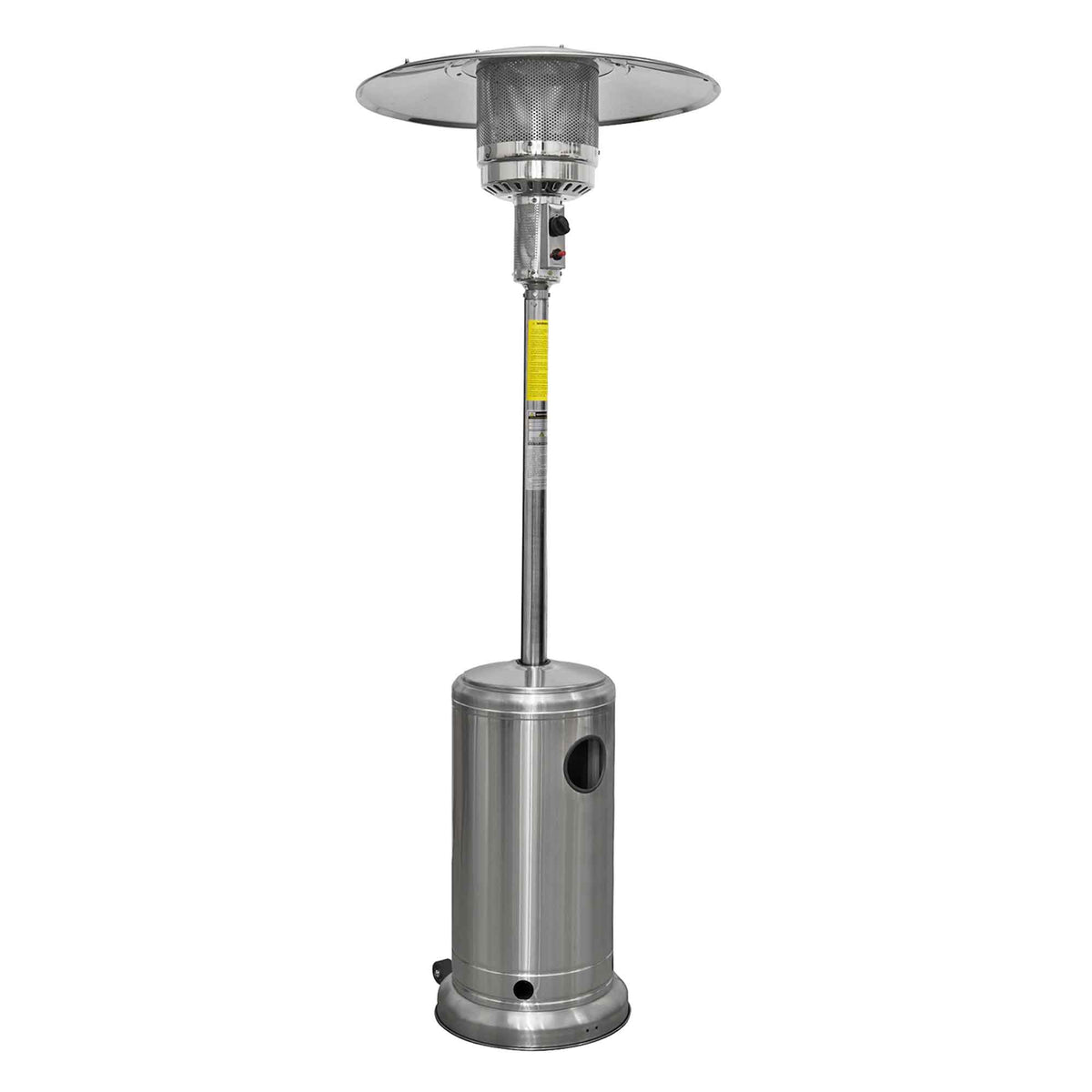 Freestanding Gas Patio Heater 13kW with wheels for Commercial u0026 Domest -  Dellonda