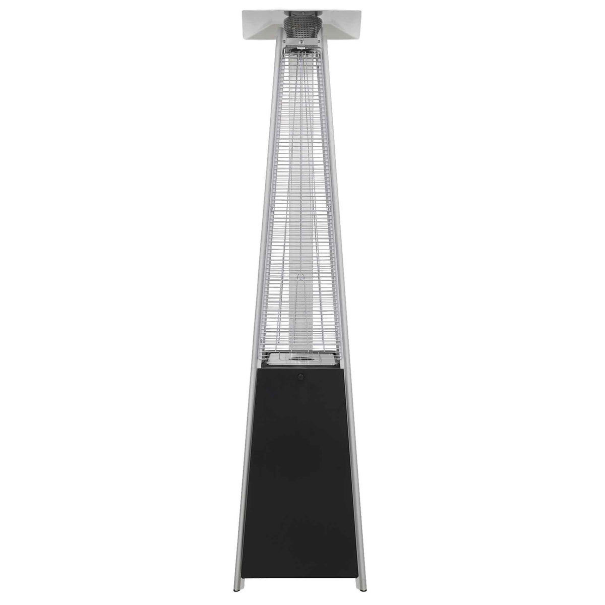 Pyramid Gas Patio Heater 13kW for Commercial u0026 Domestic Use, Black - D -  Dellonda