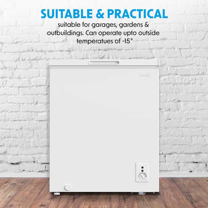 142L Quiet Freestanding Chest Freezer With Adjustable Temperature From 12 To 24 Degrees~5056581999771 01c Mp - View #3