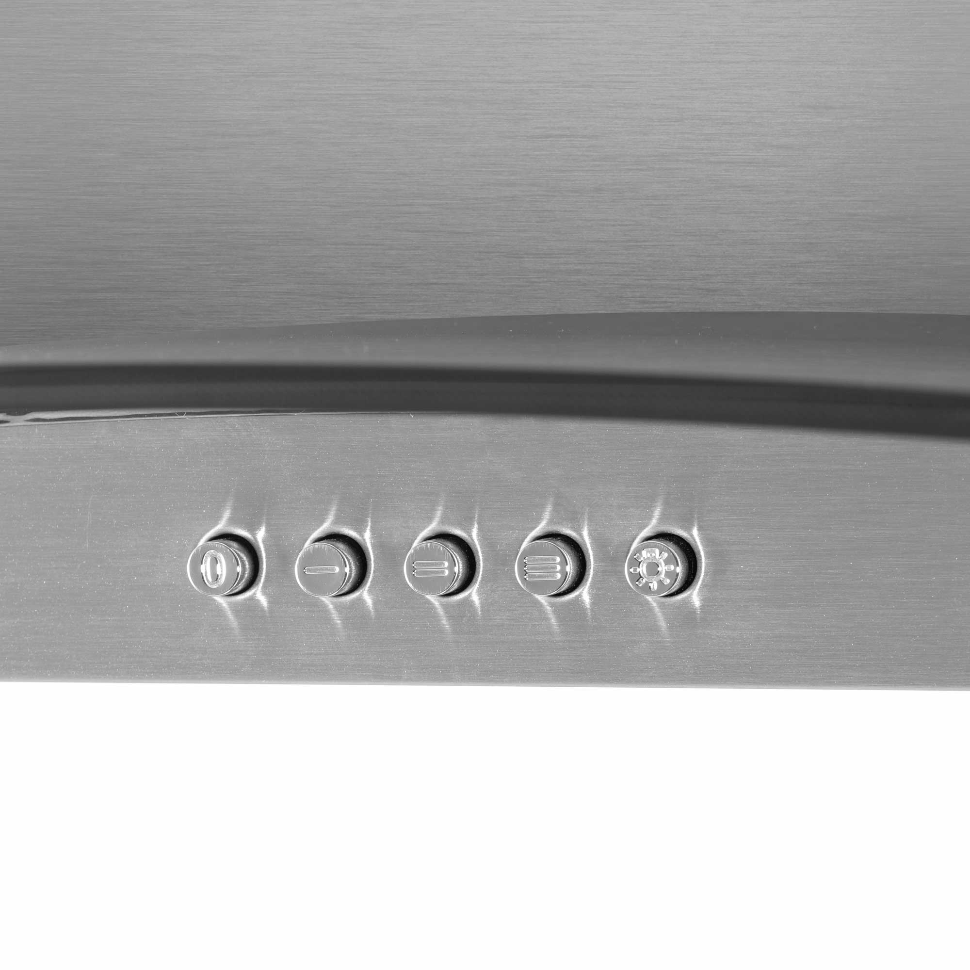 Baridi 4 Zone Ceramic Hob, 5 Function Fan-Assisted Oven & Curved Glass Cooker Hood Bundle - DH187 - Dellonda