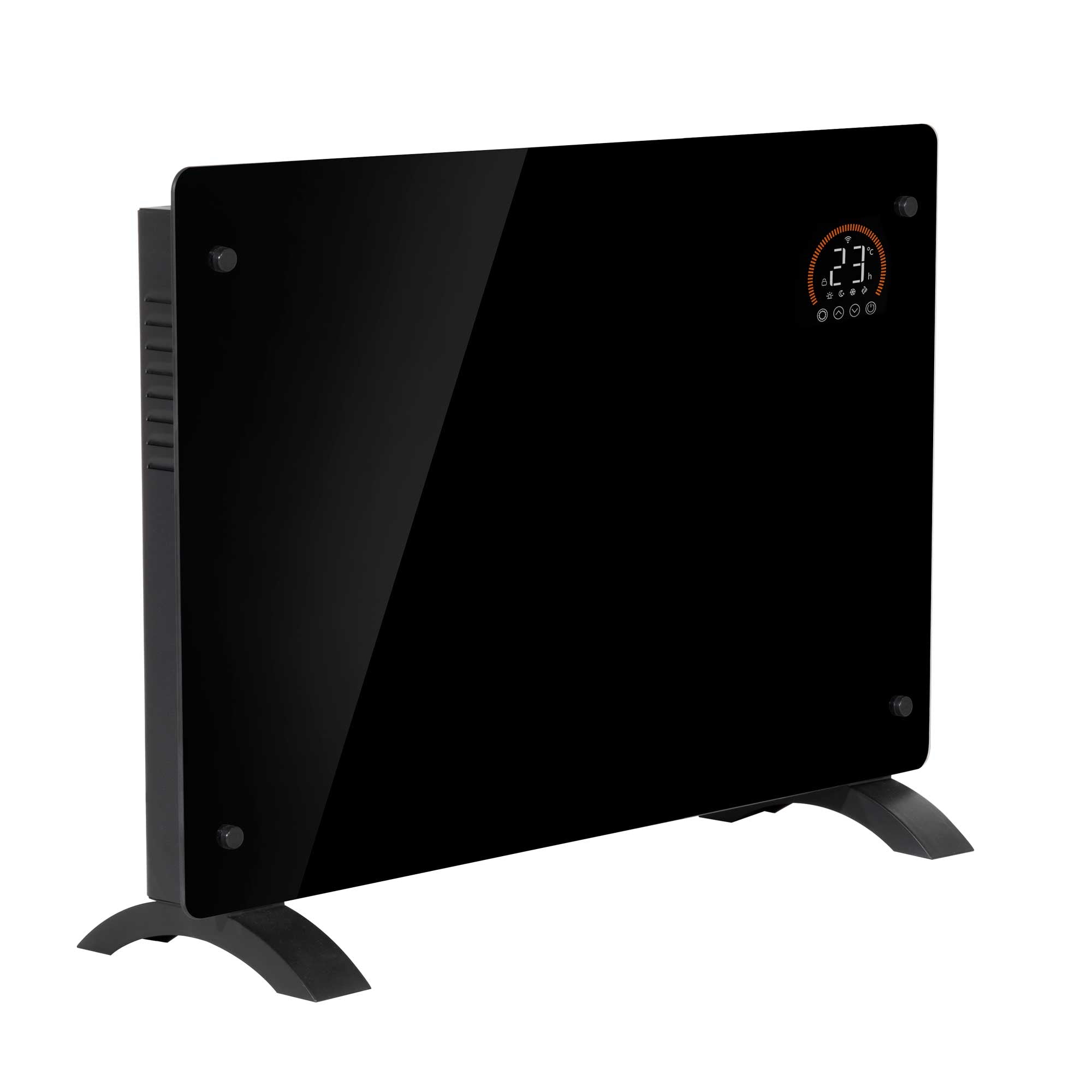 Baridi Electric Glass Panel Heater, 1500W, 24/7 Timer, Wi-Fi Enabled,