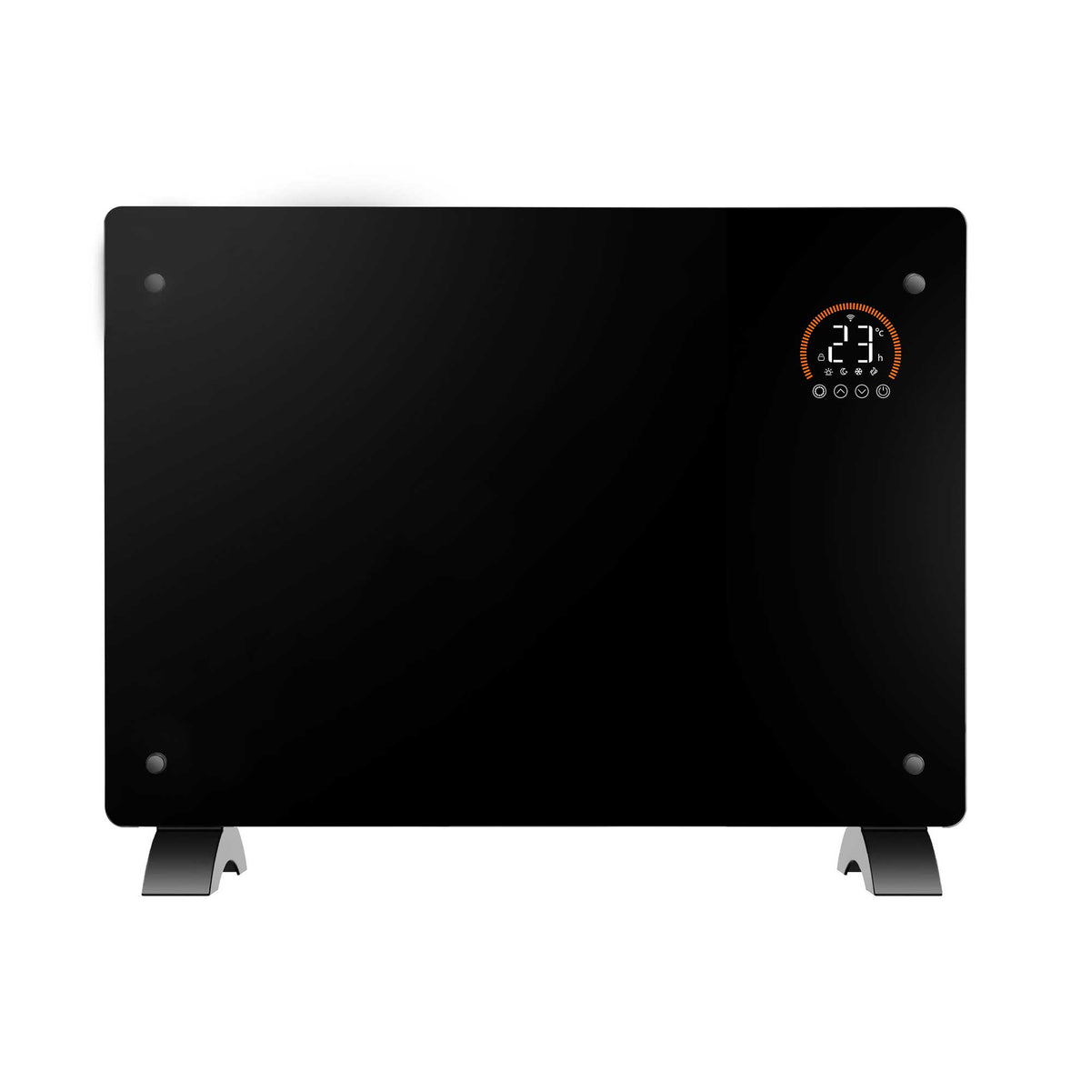 Baridi Electric Glass Panel Heater, 1500W, 24/7 Timer, Wi-Fi Enabled, -  Dellonda