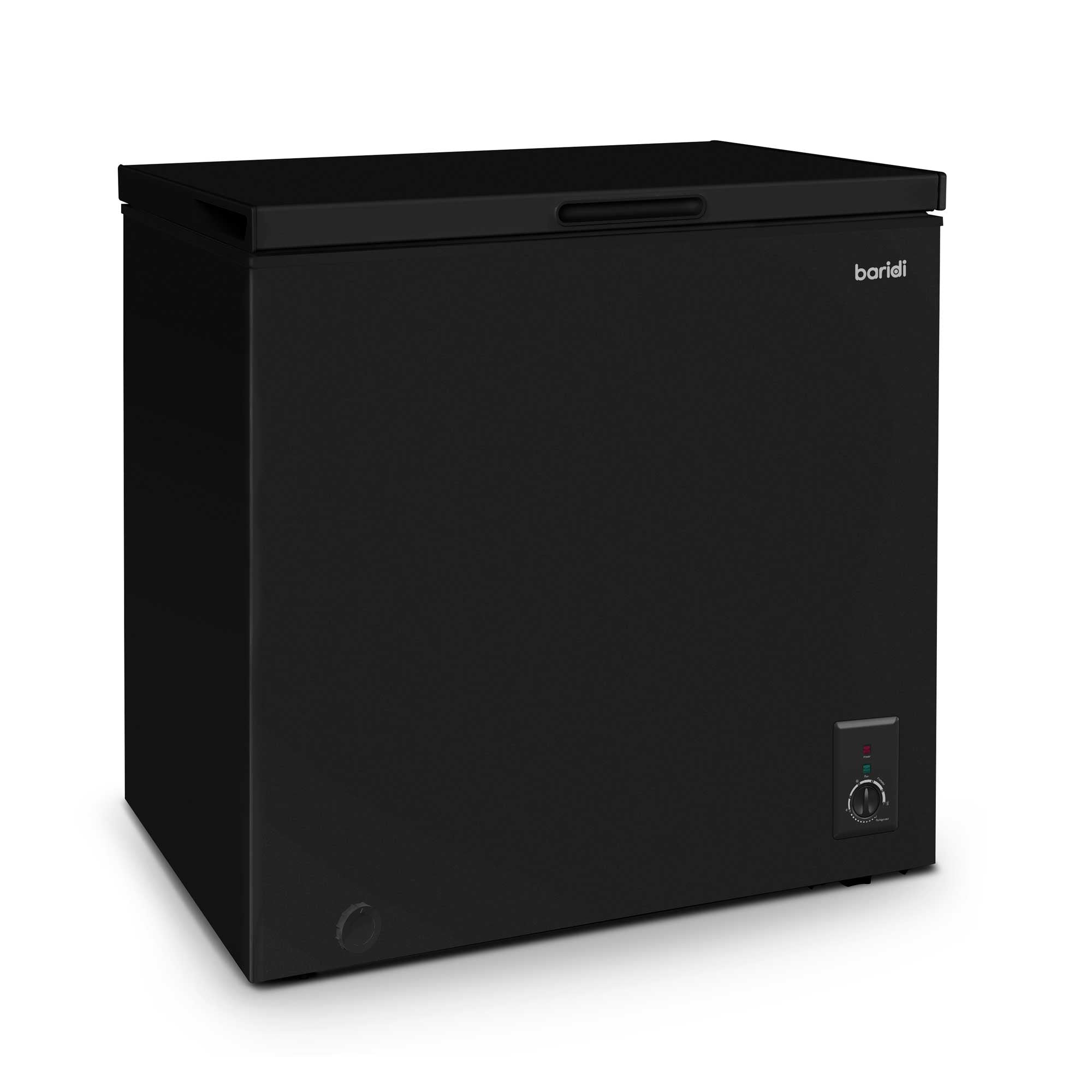 Baridi Freestanding Chest Freezer, 142L, Garage and Outbuilding Safe,
