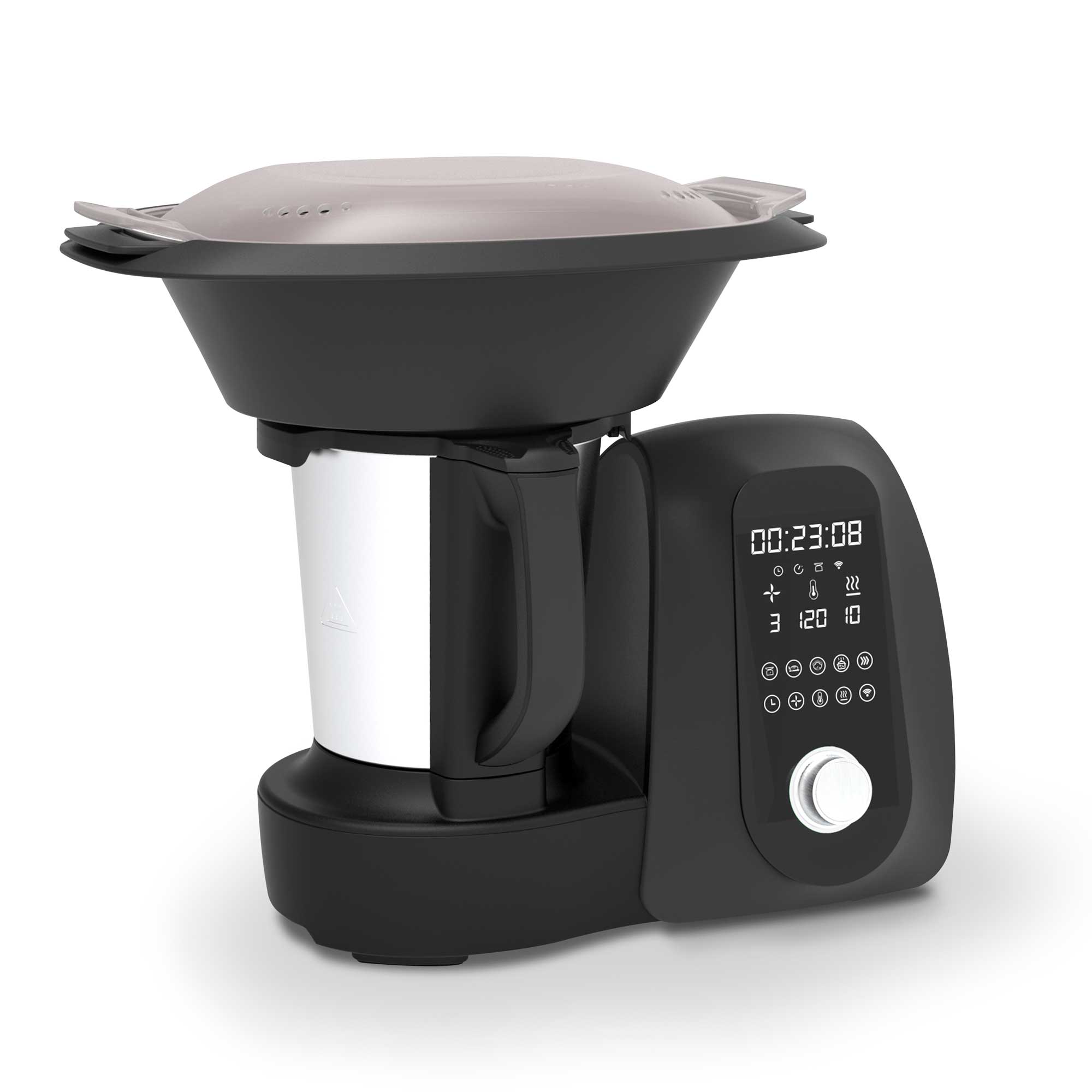 Baridi All-in-One Smart Thermo-Cooker, 18 Preset Functions, App Guided Recipes, Black – DH163