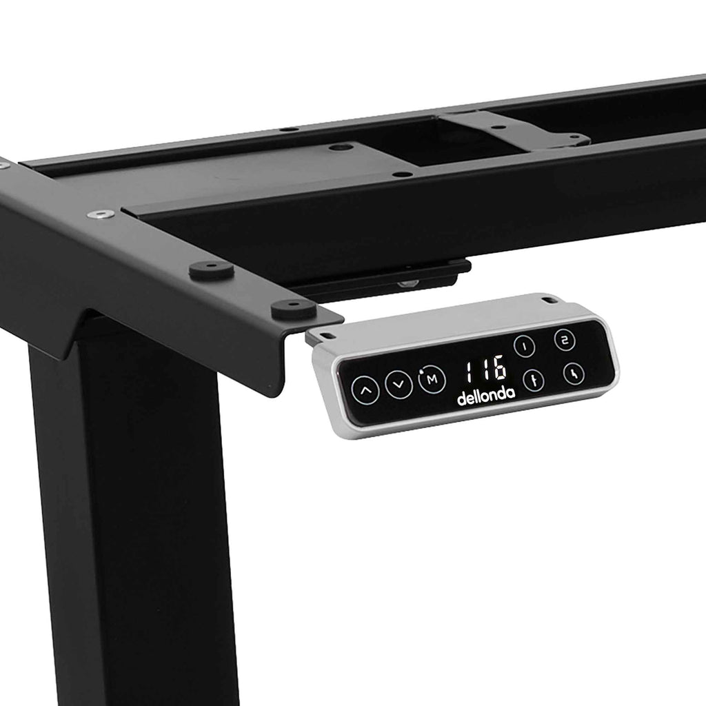 Dual Motor Adjustable Desk Frame with Digital Controls, 100kg Capacity
