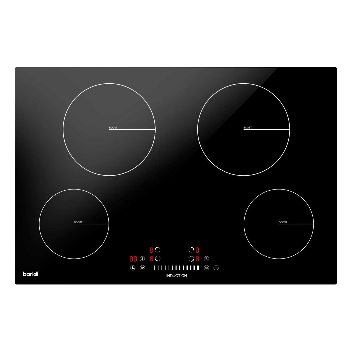 Induction shop cooker hob