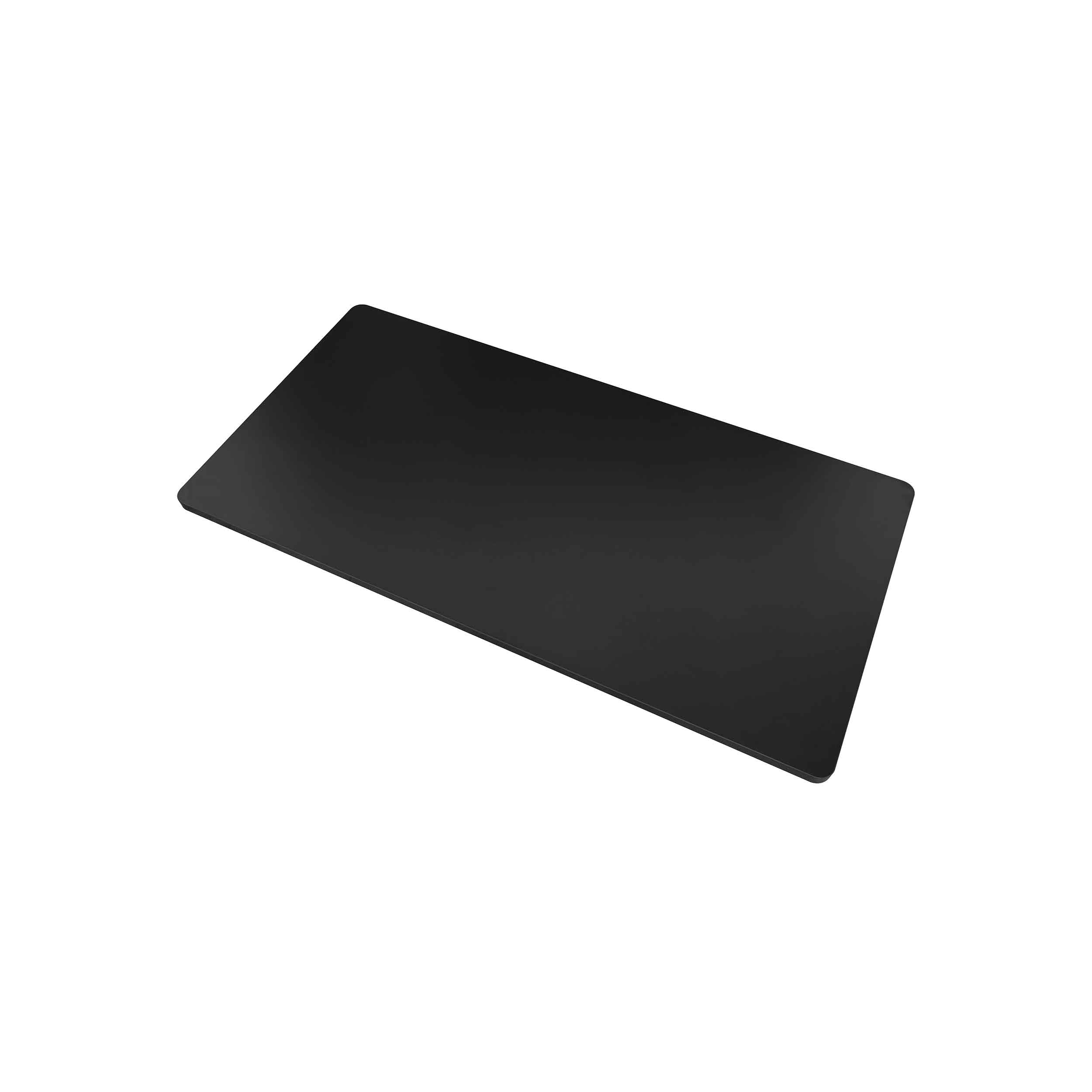 Black Rectangular Desktop 1400 x 700mm, 1" Thickness - DH21 - Dellonda