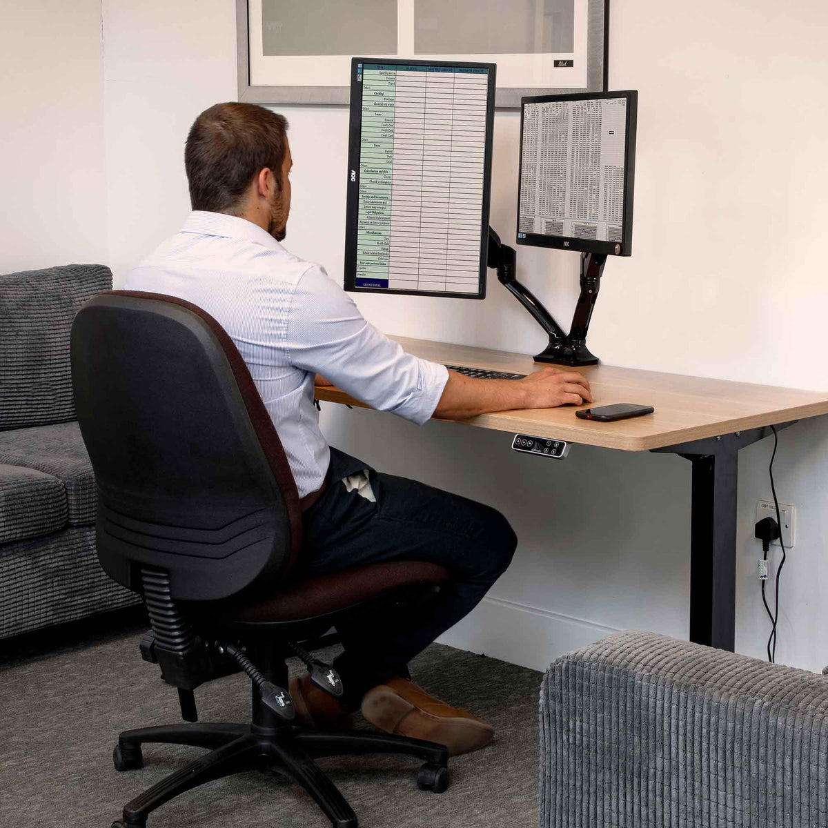 Rotating on sale standing desk