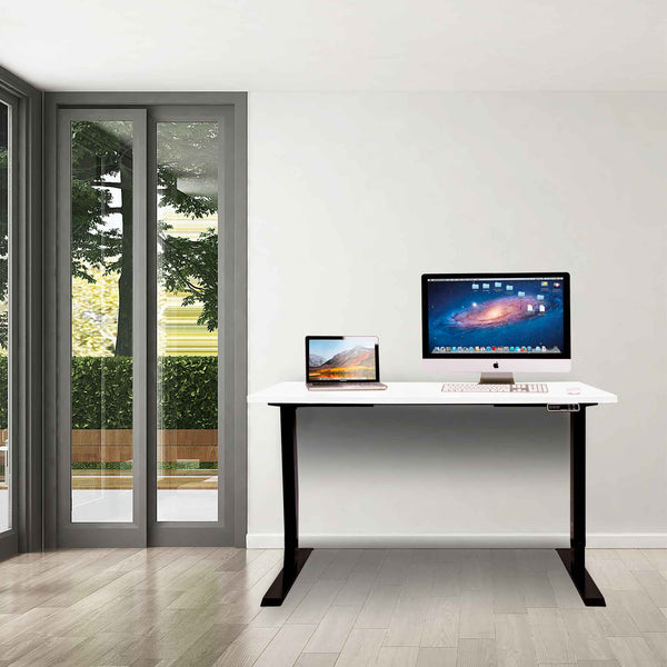 Compact dual motor electric discount height adjustable desk