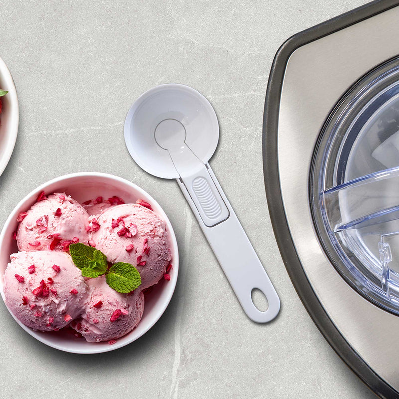 Baridi 1.2L Ice Cream Machine with Fast Freeze Compressor Cooling DH