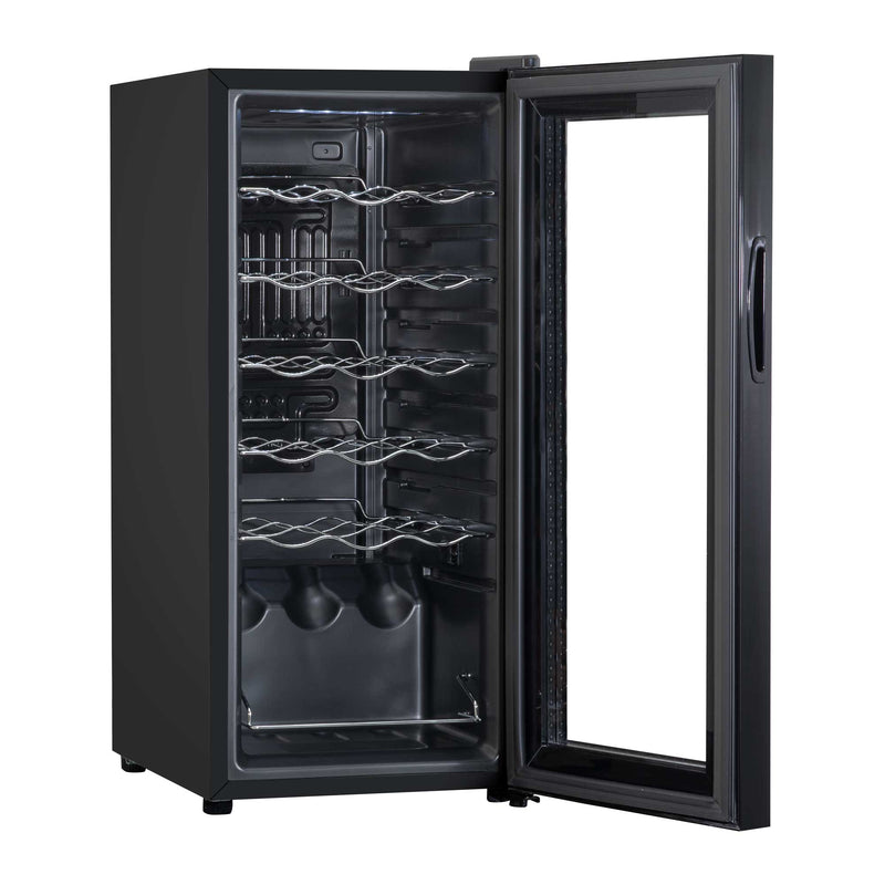 DH6 Baridi 18 Bottle Wine Cooler/Fridge, Digital Touch Screen