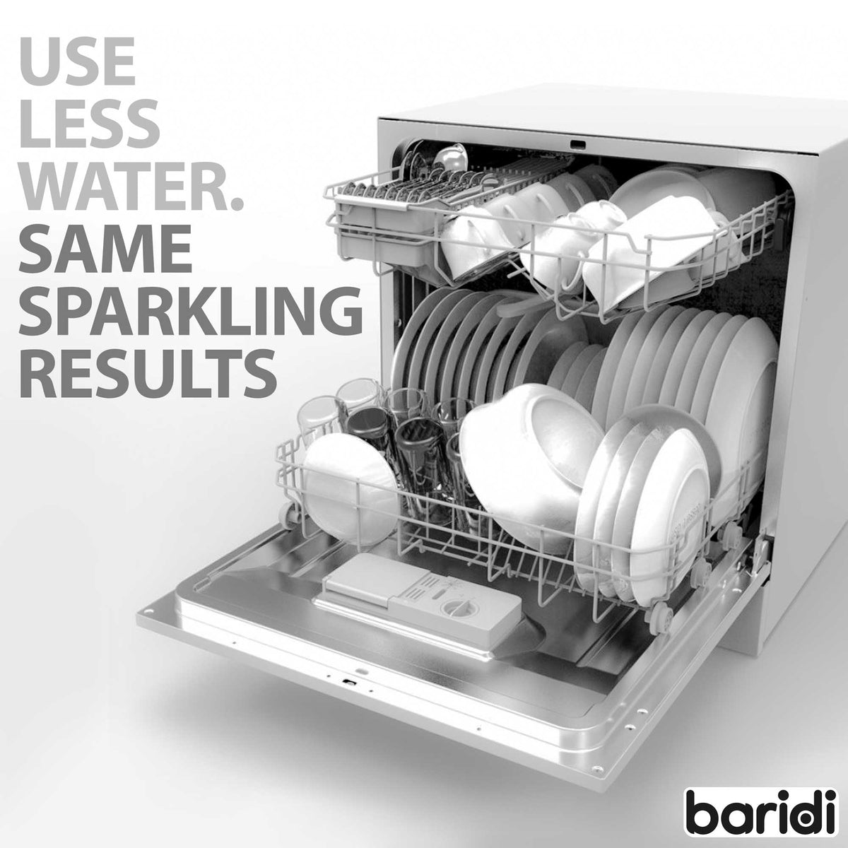 Low water use best sale dishwasher