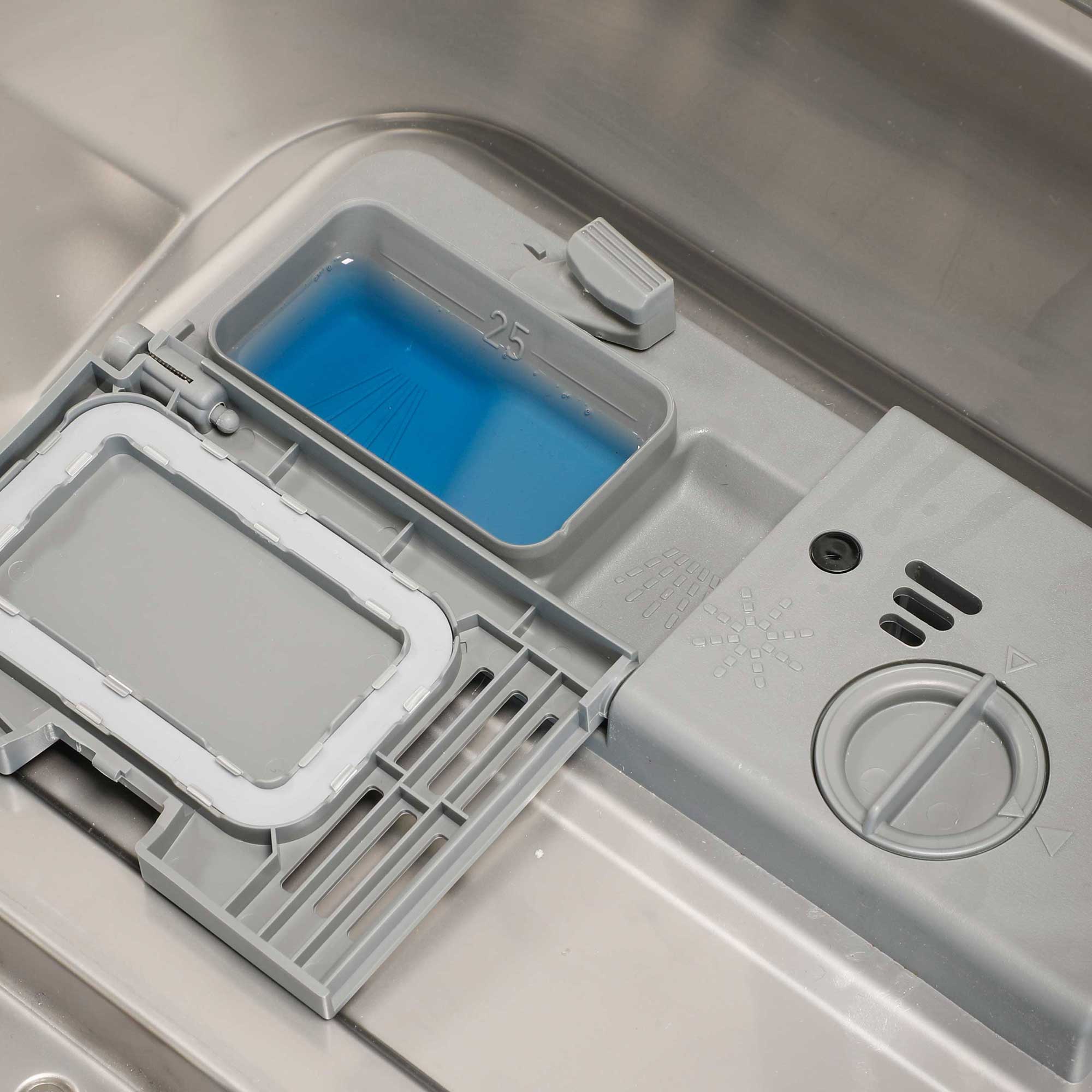Compact Tabletop Dishwasher 8 Place Settings, 6 Programmes, Low Noise, 8L Cycle - Silver - DH87 - Dellonda
