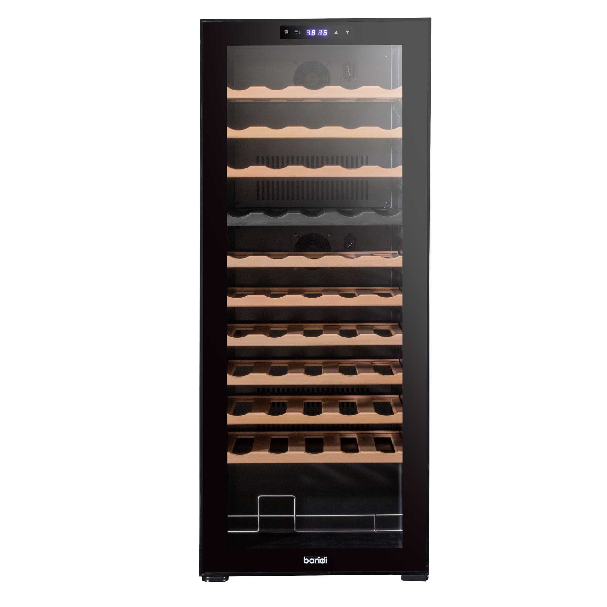 Baridi DH93 Wine Fridges Straight on - closed - empty