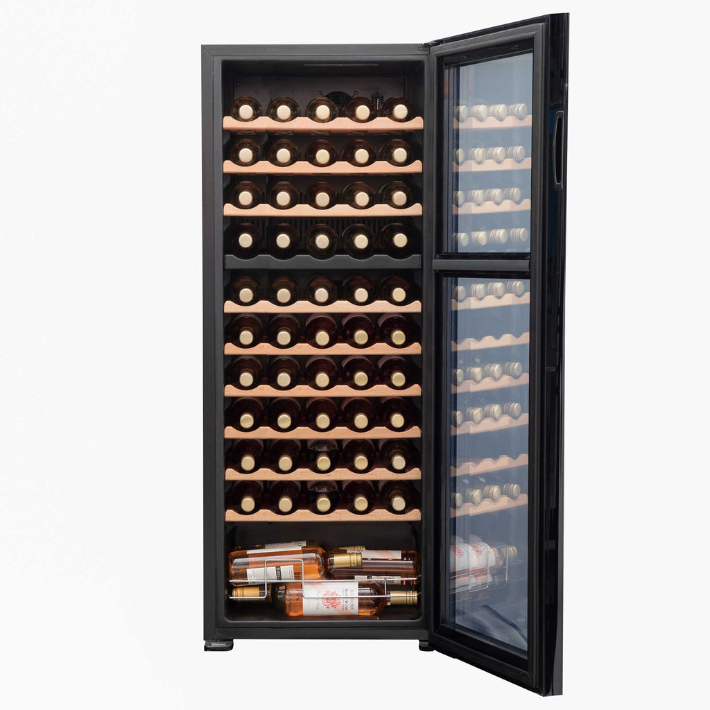 Baridi Baridi 55 Bottle Dual Zone Wine Fridge with Digital Touch Screen Contr