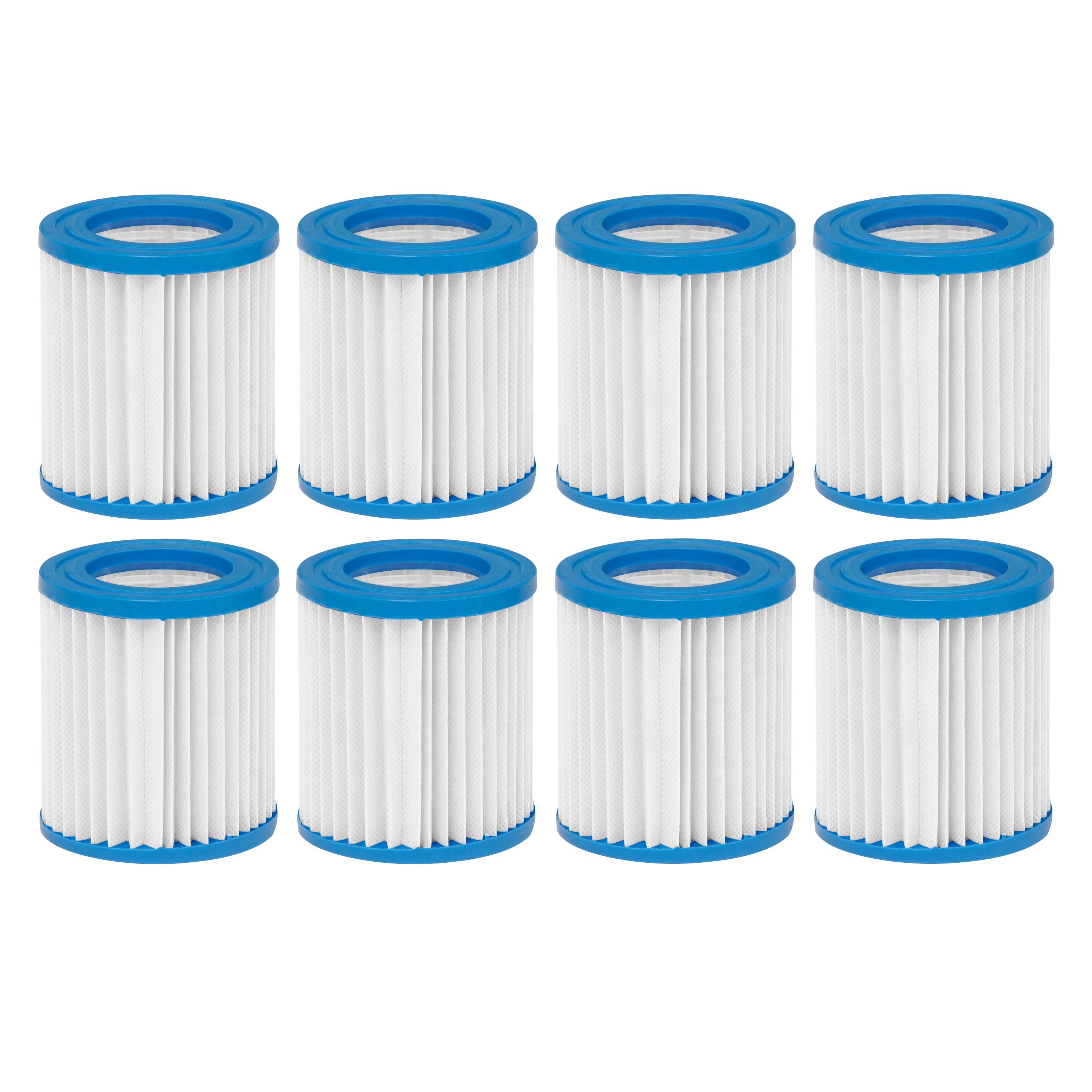 Swimming Pool Filter Cartridge, Use For DL19 & DL20, Pack of 8 - DL117 - Dellonda