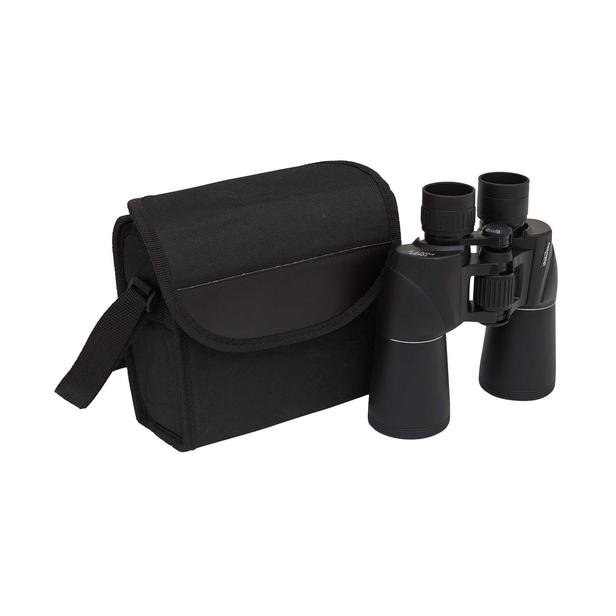 10x50mm Porro Prism BAK4 Binoculars with Case and Lens Caps - DL2 - Dellonda