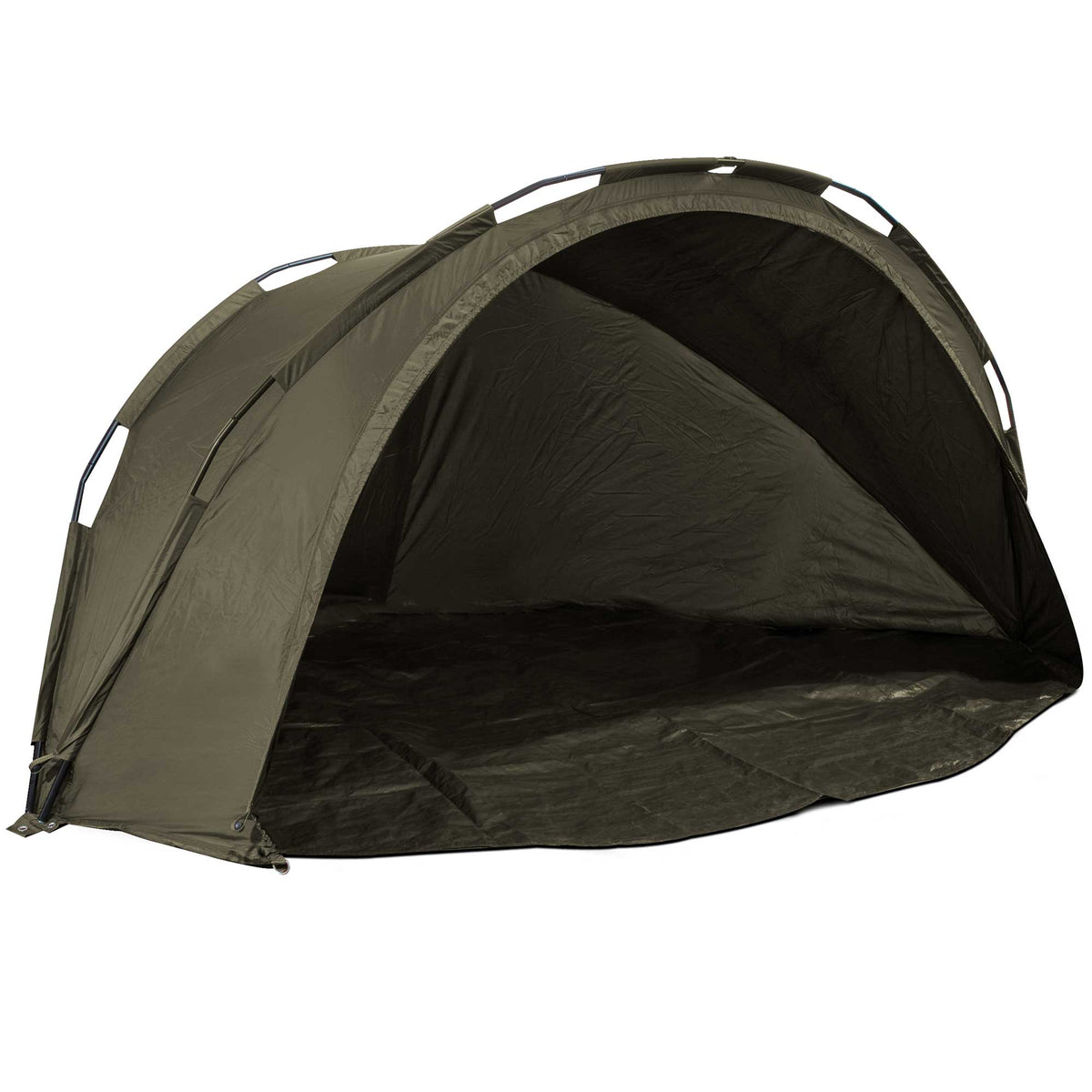 Fishing Bivvy Tent, 2-Person Waterproof UV Protection Quick Assembly P -  Dellonda